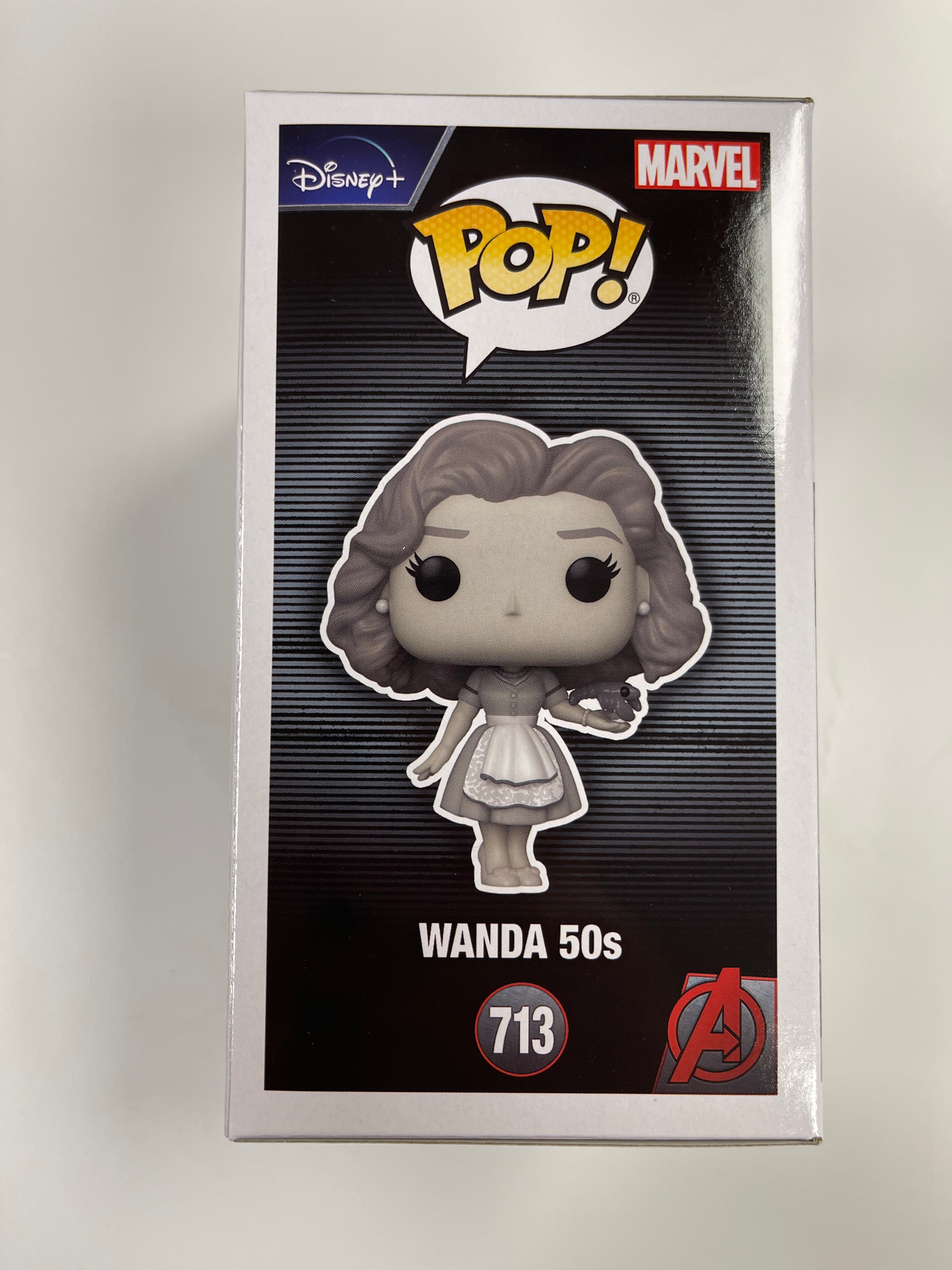 Funko Pop! Marvel 50’s Black & White (B&W) Wanda #713 WandaVision 2021 Disney +