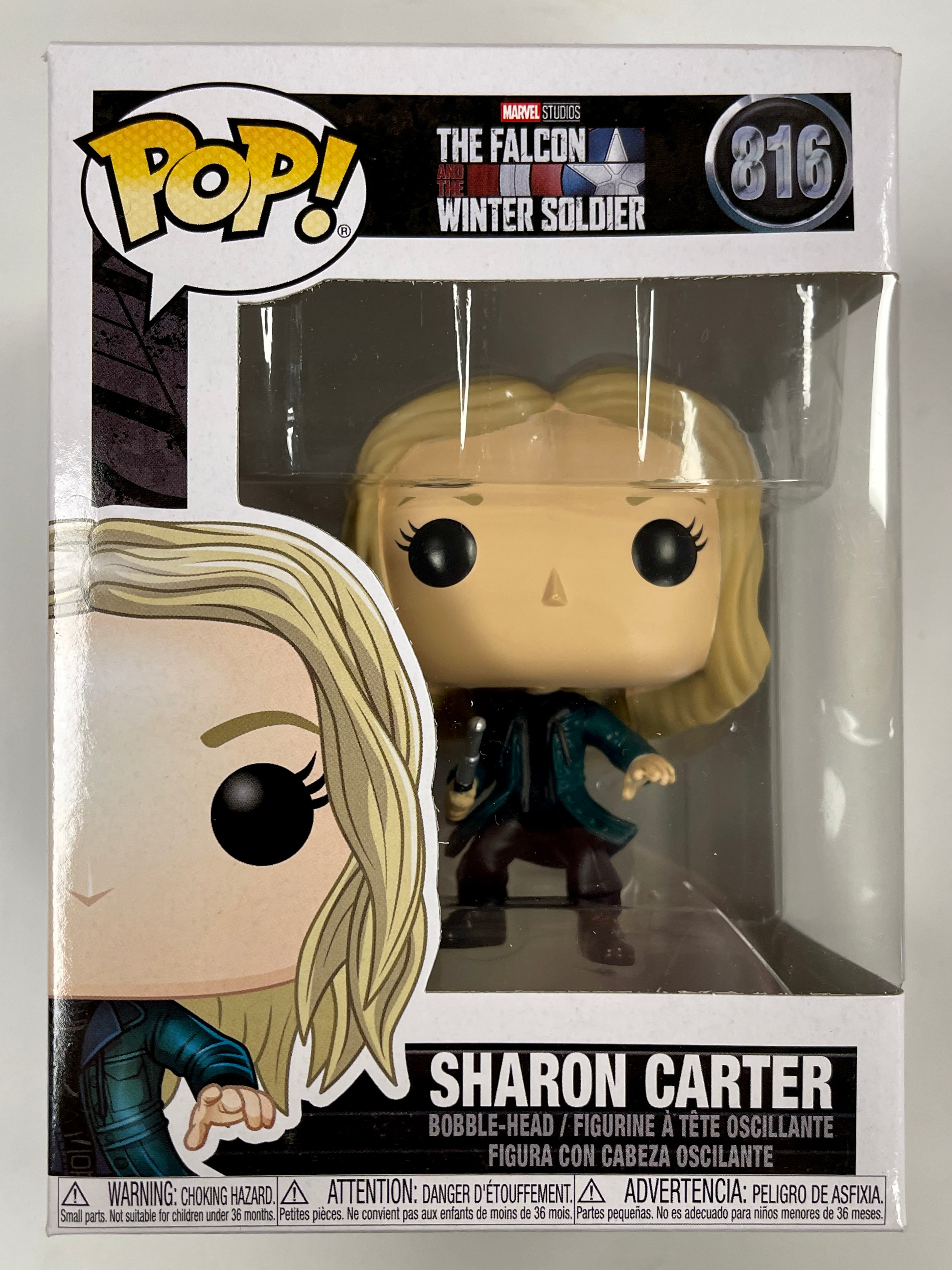 Funko Pop! Sharon Carter #816 Marvel Falcon & The Winter Soldier Studios Disney