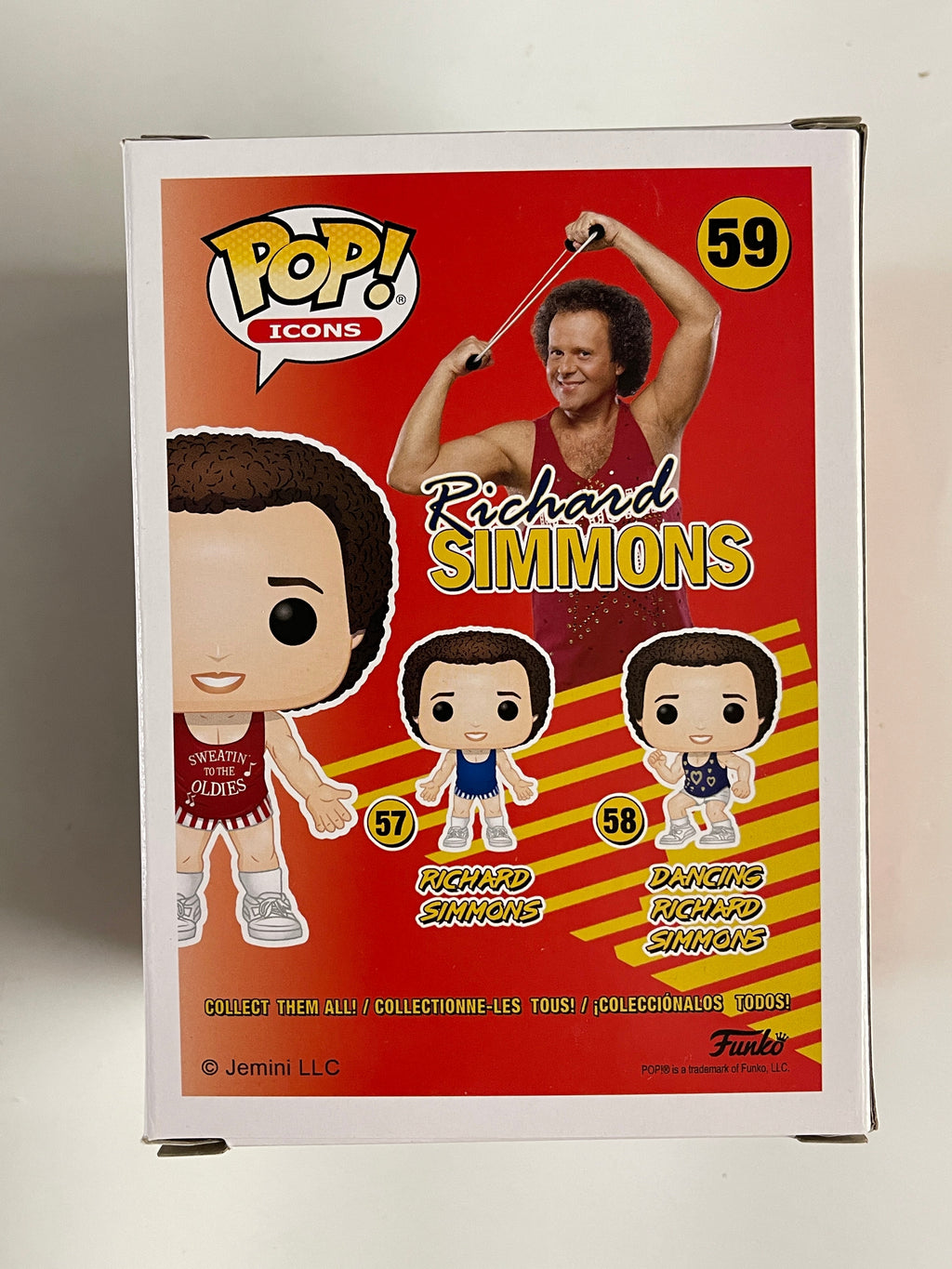 Funko Pop! Icons Richard Simmons in Red Spandex #59 Milton Teagle Sweatin Through The Oldies