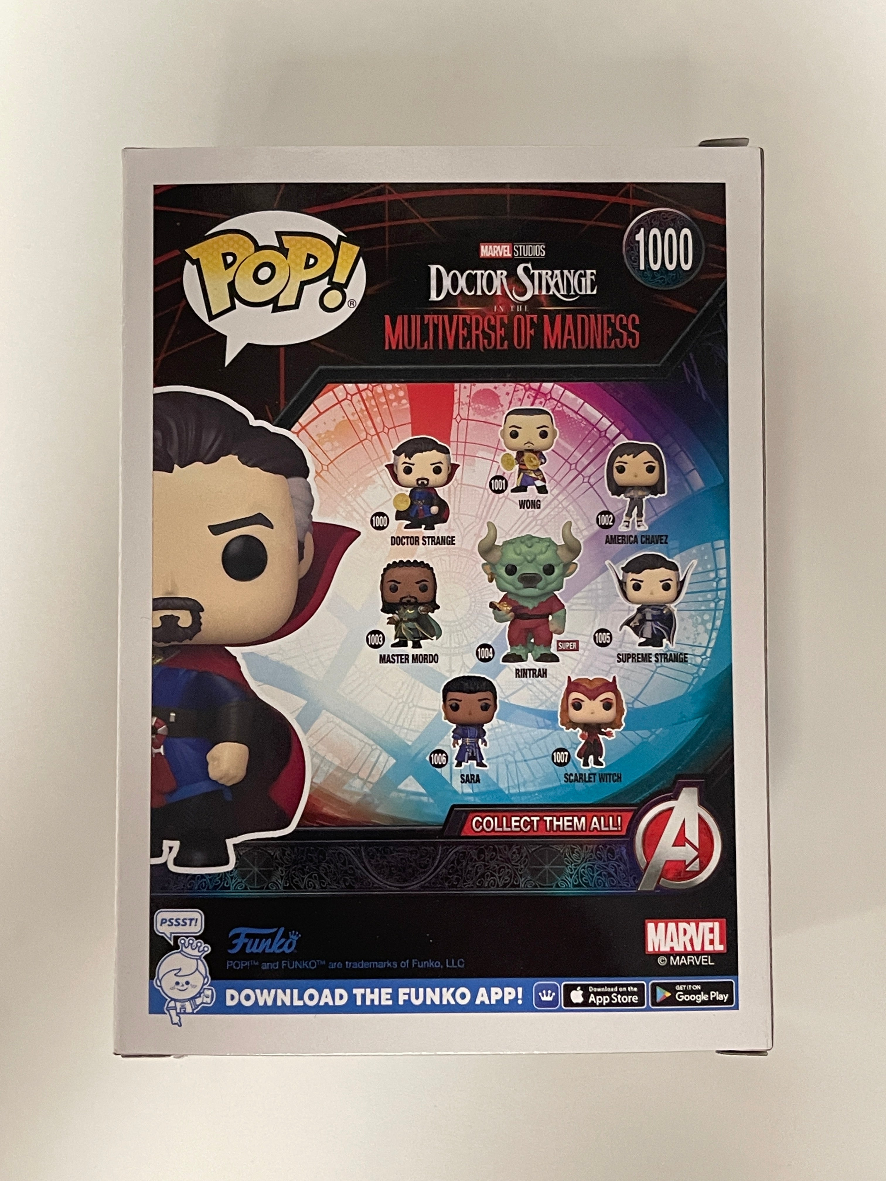 Funko Pop! Marvel Doctor Strange #1000 Multiverse of Madness 2022