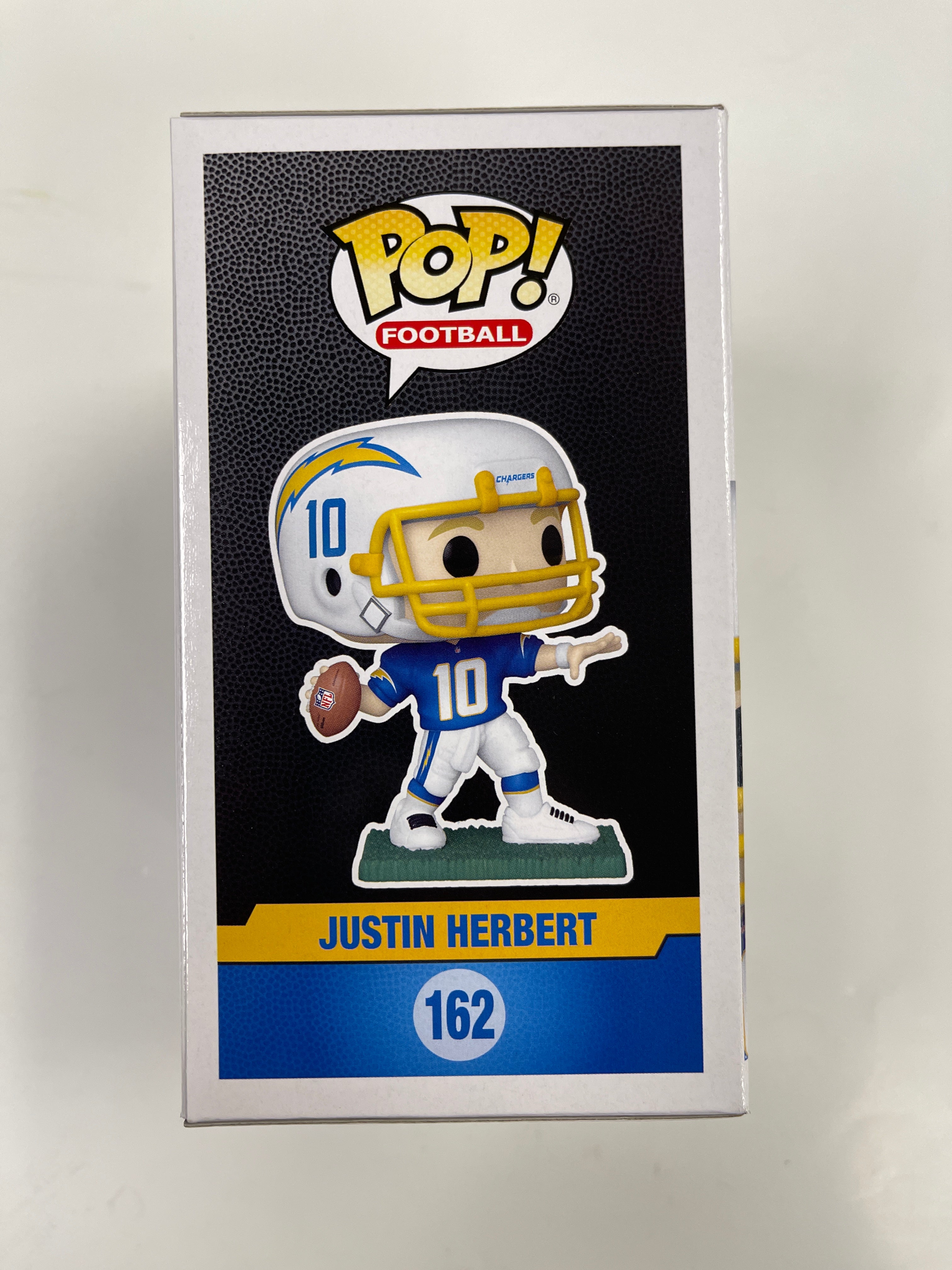 Funko Pop! Football Justin Herbert #162 NFL LA Los Angeles Chargers Quarterback
