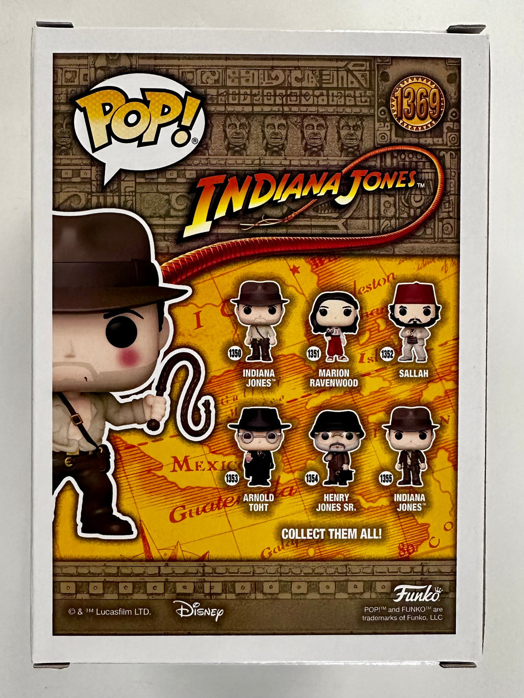 Funko Pop! Movies Indiana Jones With Whip #1369 Archaeologist HT 2023 Exclusive