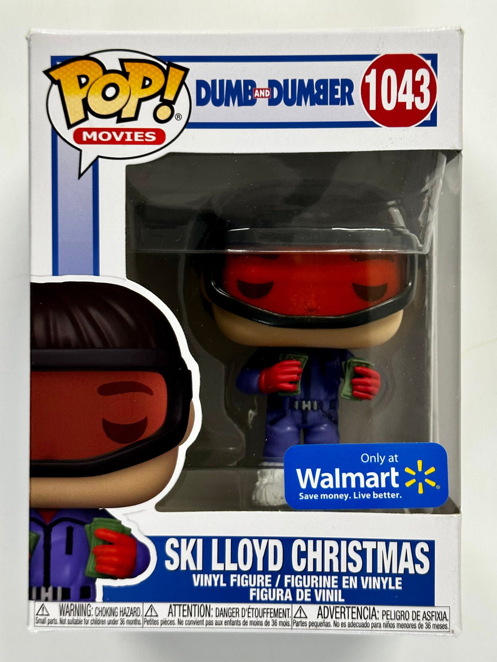 Funko Pop! Movies Ski Lloyd Christmas #1043 Dumb & Dumber 2020 Walmart Exclusive