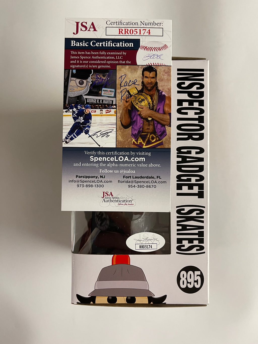 Maurice LaMarche Signed Inspector Gadget (Skates) #895 Funko Pop! With JSA COA