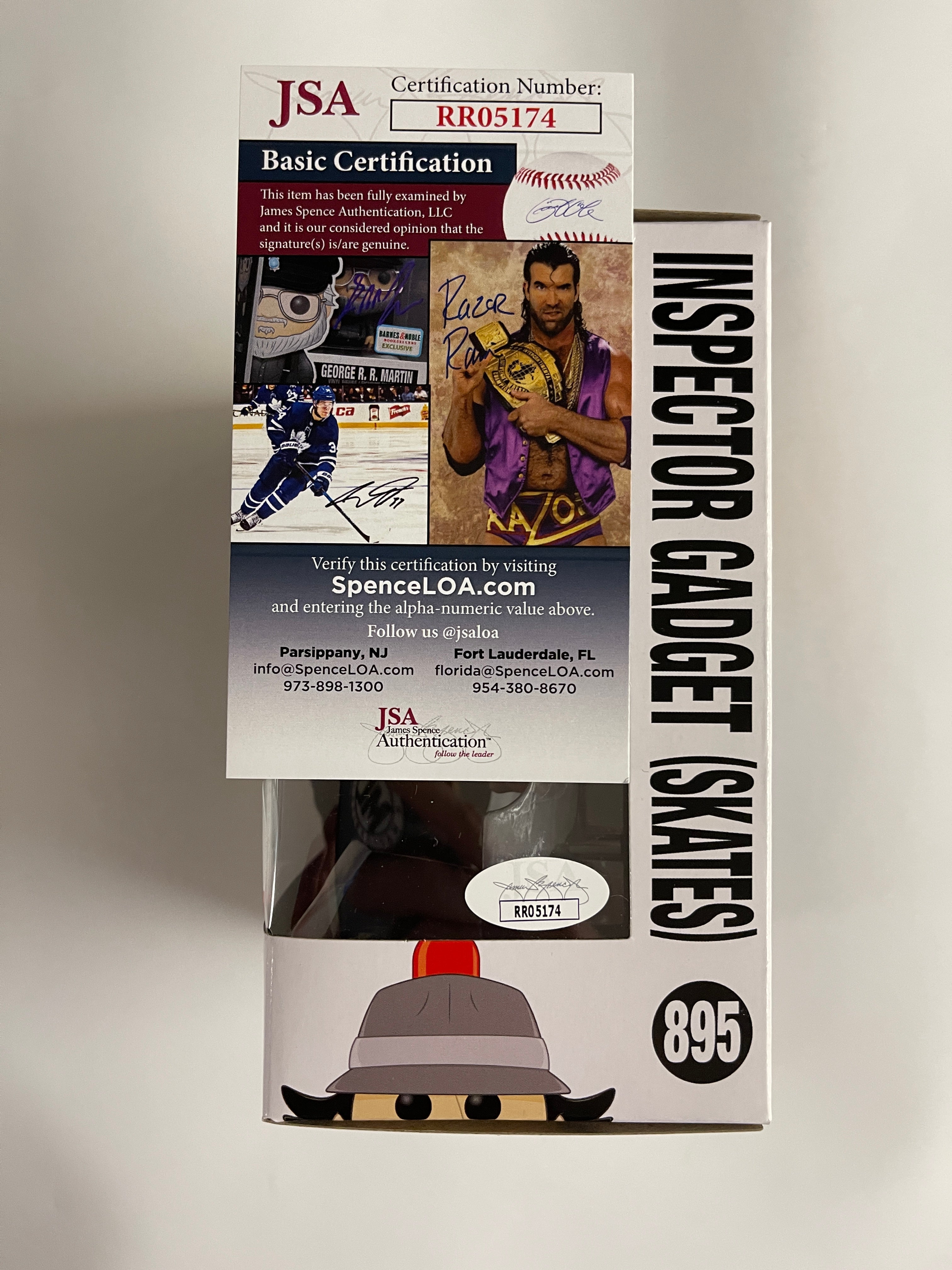 Maurice LaMarche Signed Inspector Gadget (Skates) #895 Funko Pop! With JSA COA