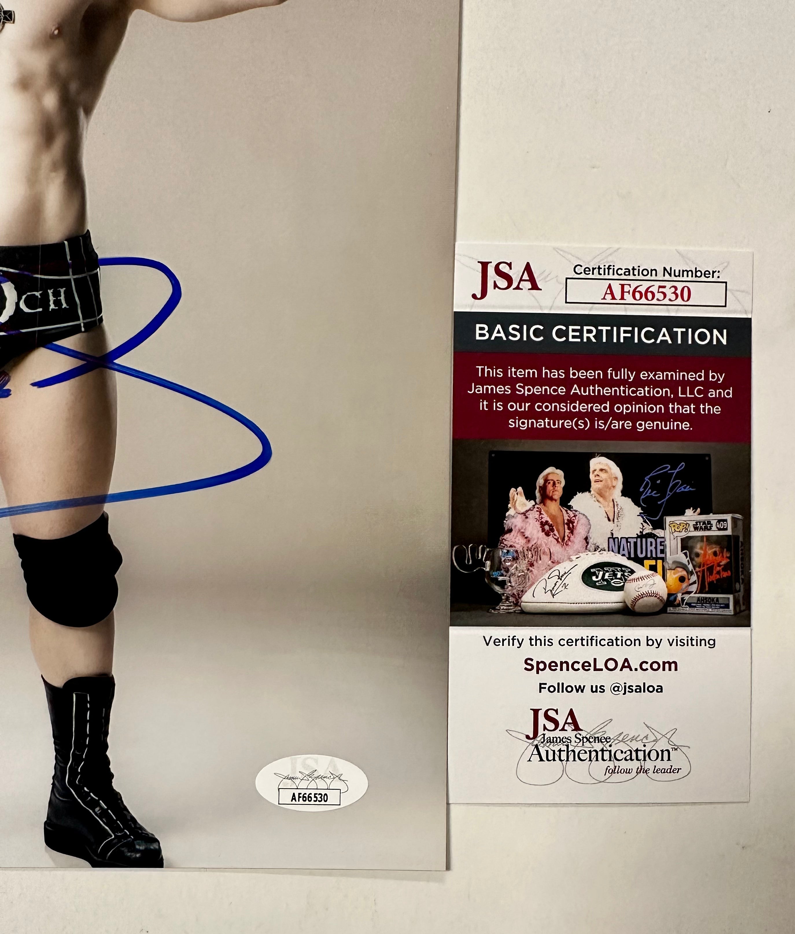 Sheamus WWE Superstar Signed 8x10 Photo With JSA COA Great White Celtic Warrior