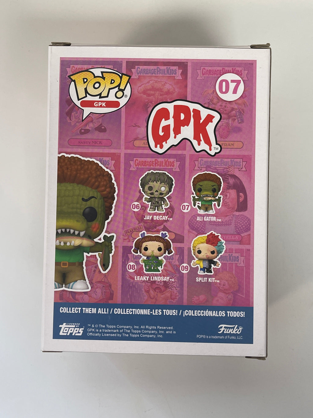 Funko Pop! GPK Ali Gator Holding Fish #07 Garbage Pail Kids 2020