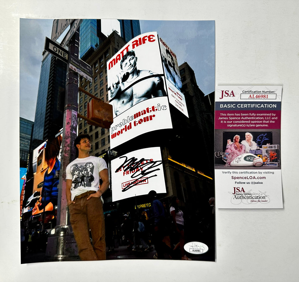 Stand Up Comedian Matt Rife Signed Glossy 8x10 Photo With PSA COA Wild N Out