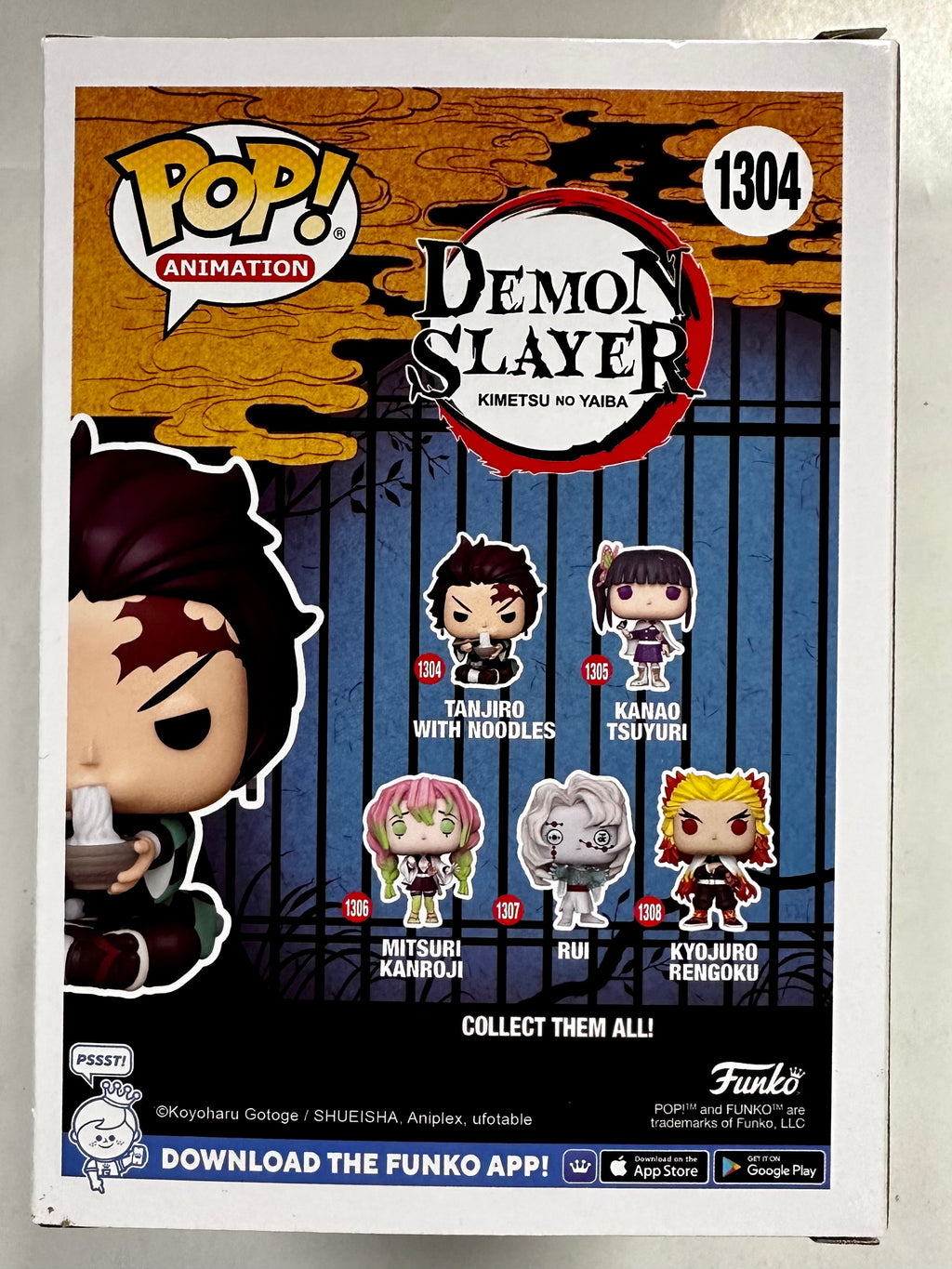 Funko Pop! Animation Tanjiro Kamado With Noodles #1304 Demon Slayer 2023