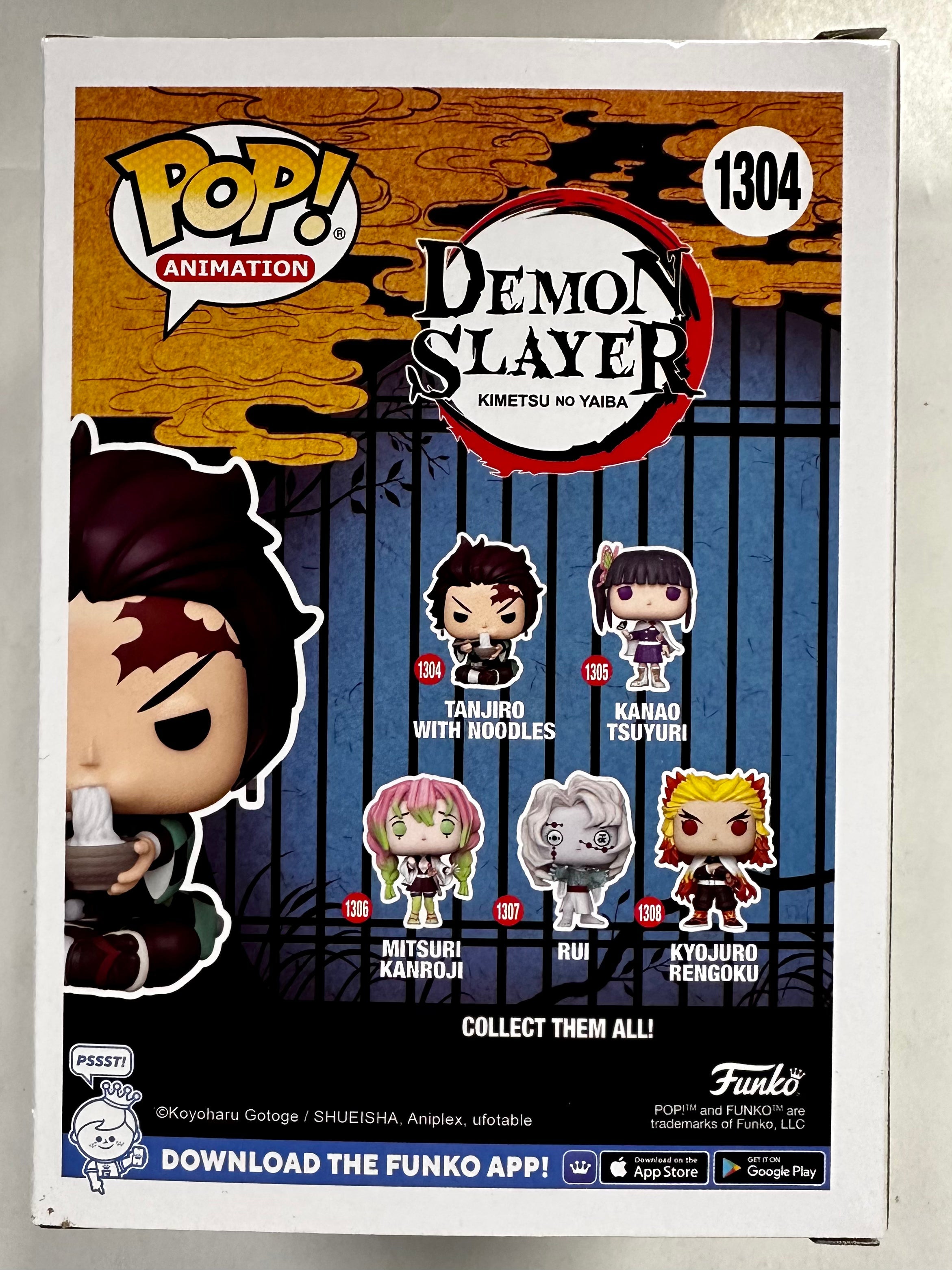 Funko Pop! Animation Tanjiro Kamado With Noodles #1304 Demon Slayer 2023