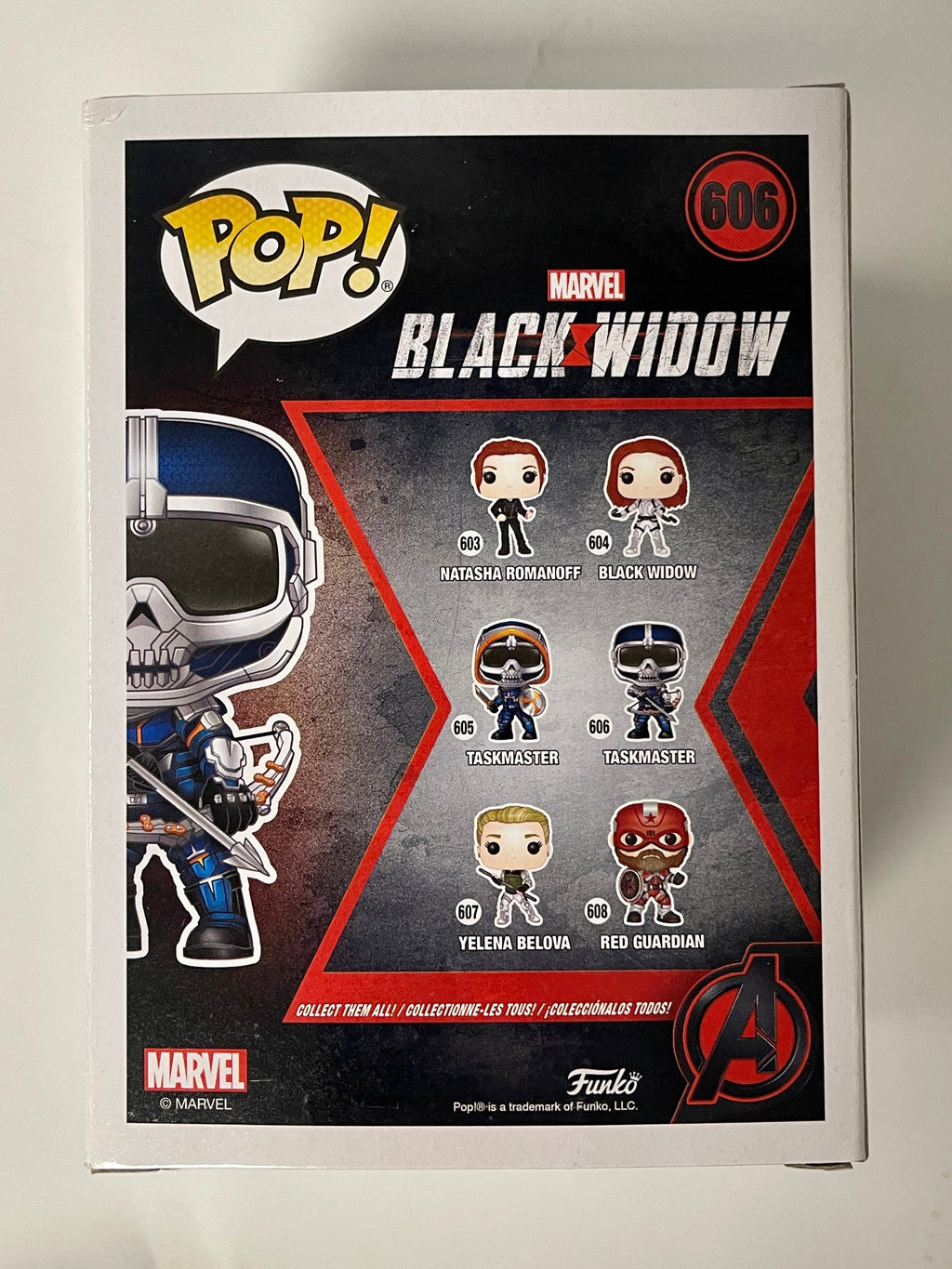 Funko Pop! Marvel Taskmaster With Crossbow #606 Black Widow 2021 MCU Villain