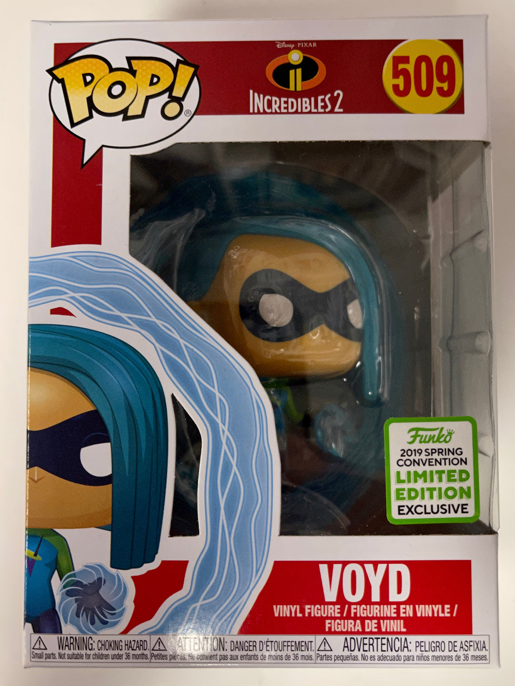 Funko Pop! Disney Voyd #509 Incredibles 2 ECCC 2019 Spring Con Exclusive