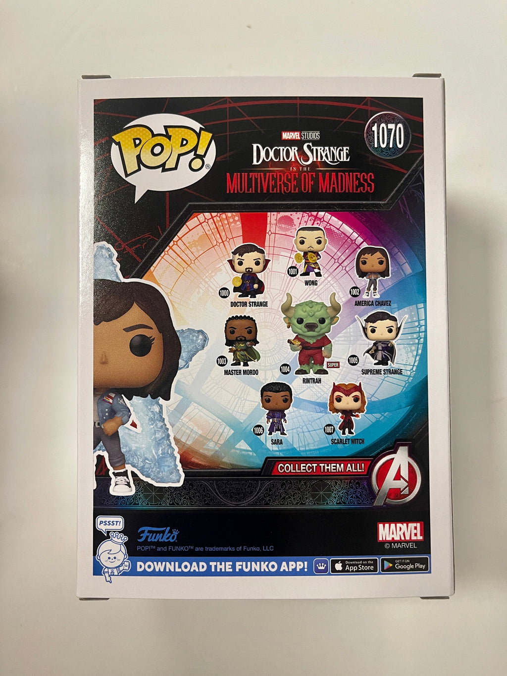 Funko Pop! Marvel America Chavez #1070 Doctor Strange Multiverse of Madness SDCC 2022 Summer Con Exclusive