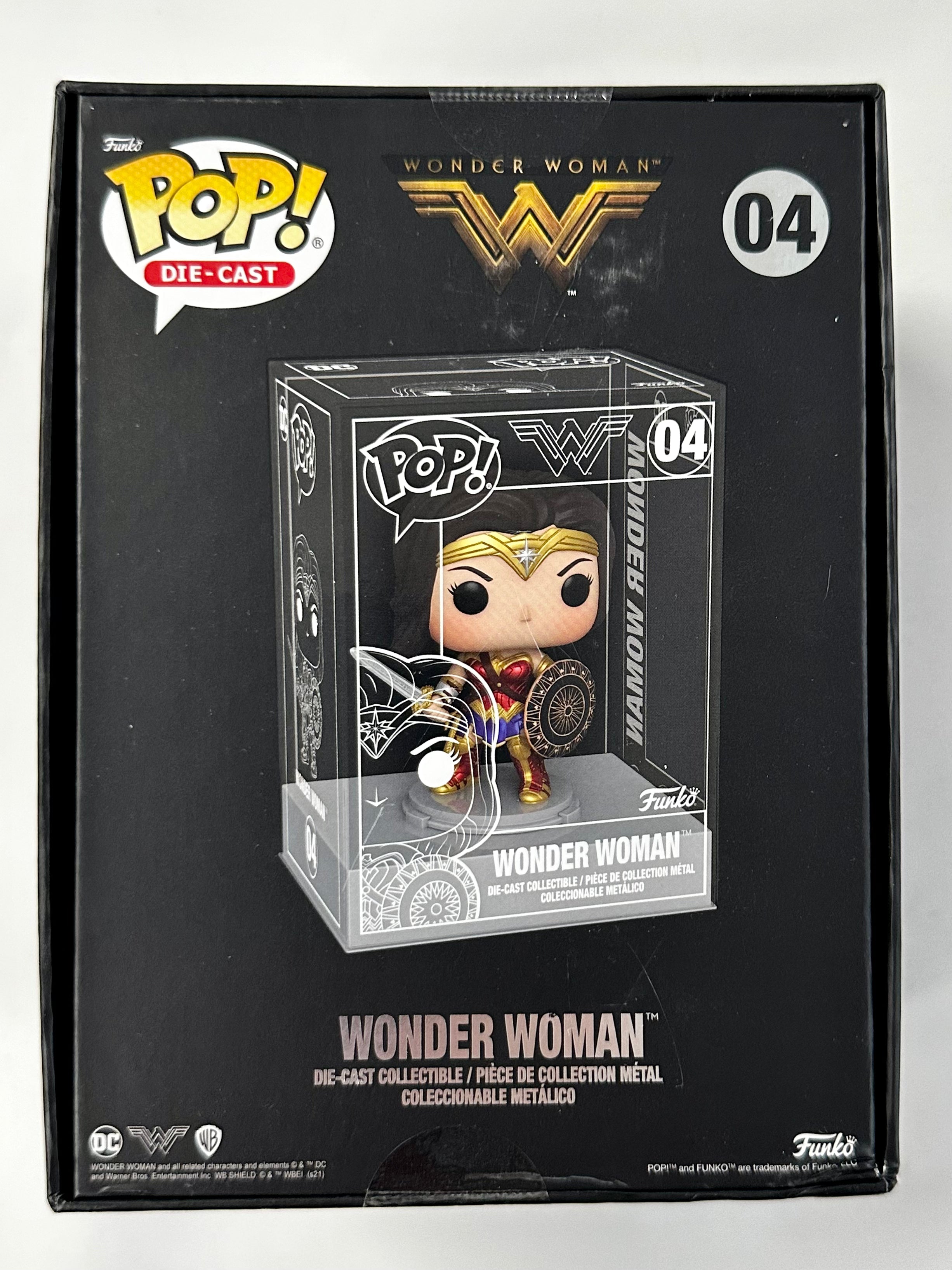 Funko Pop! Die-cast Wonder Woman #04 DC Comics Funko Shop Exclusive 2021