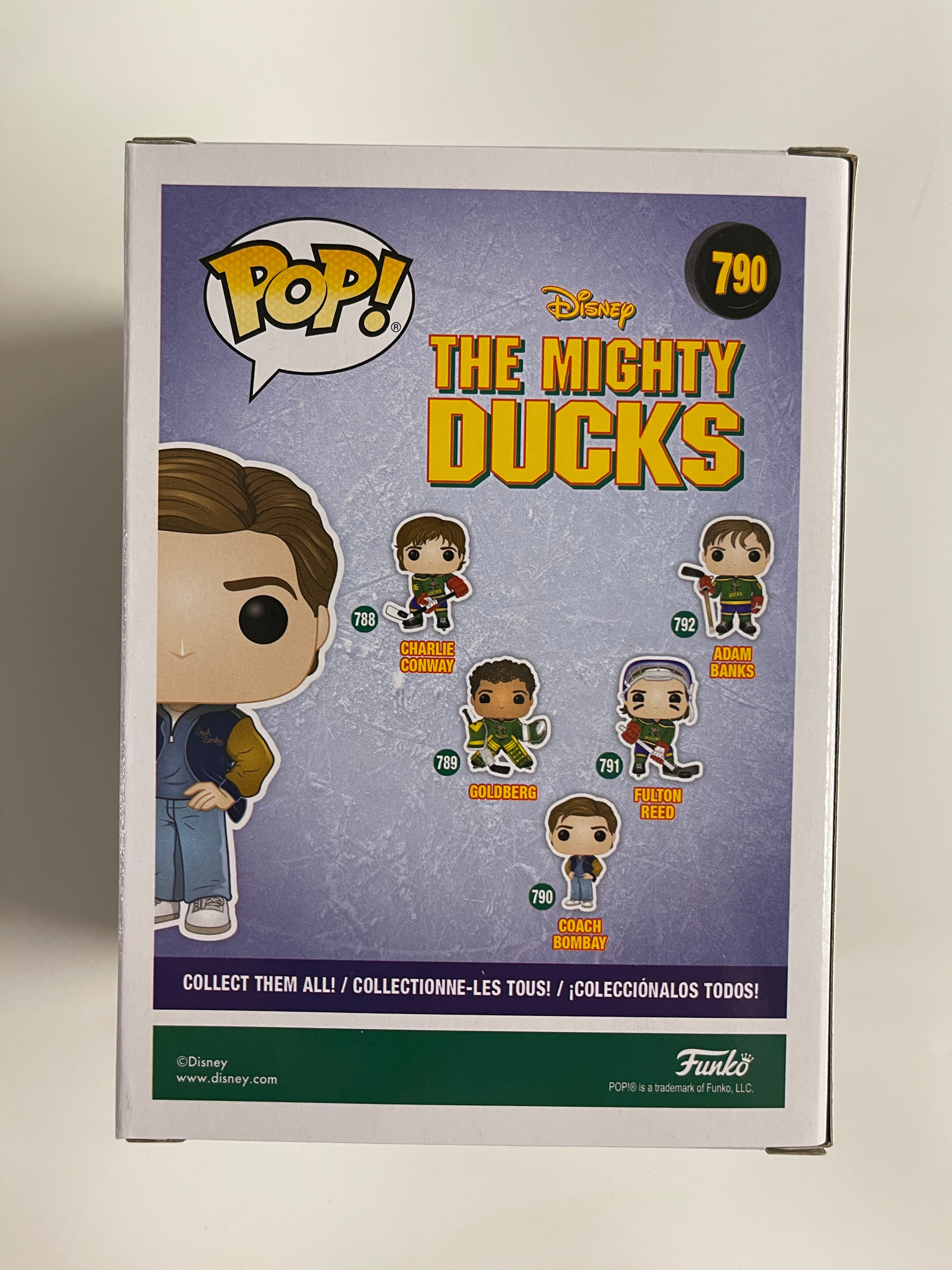 Funko Pop! Disney Coach Gordon Bombay #790 The Mighty Ducks 2021 Emilio Estevez