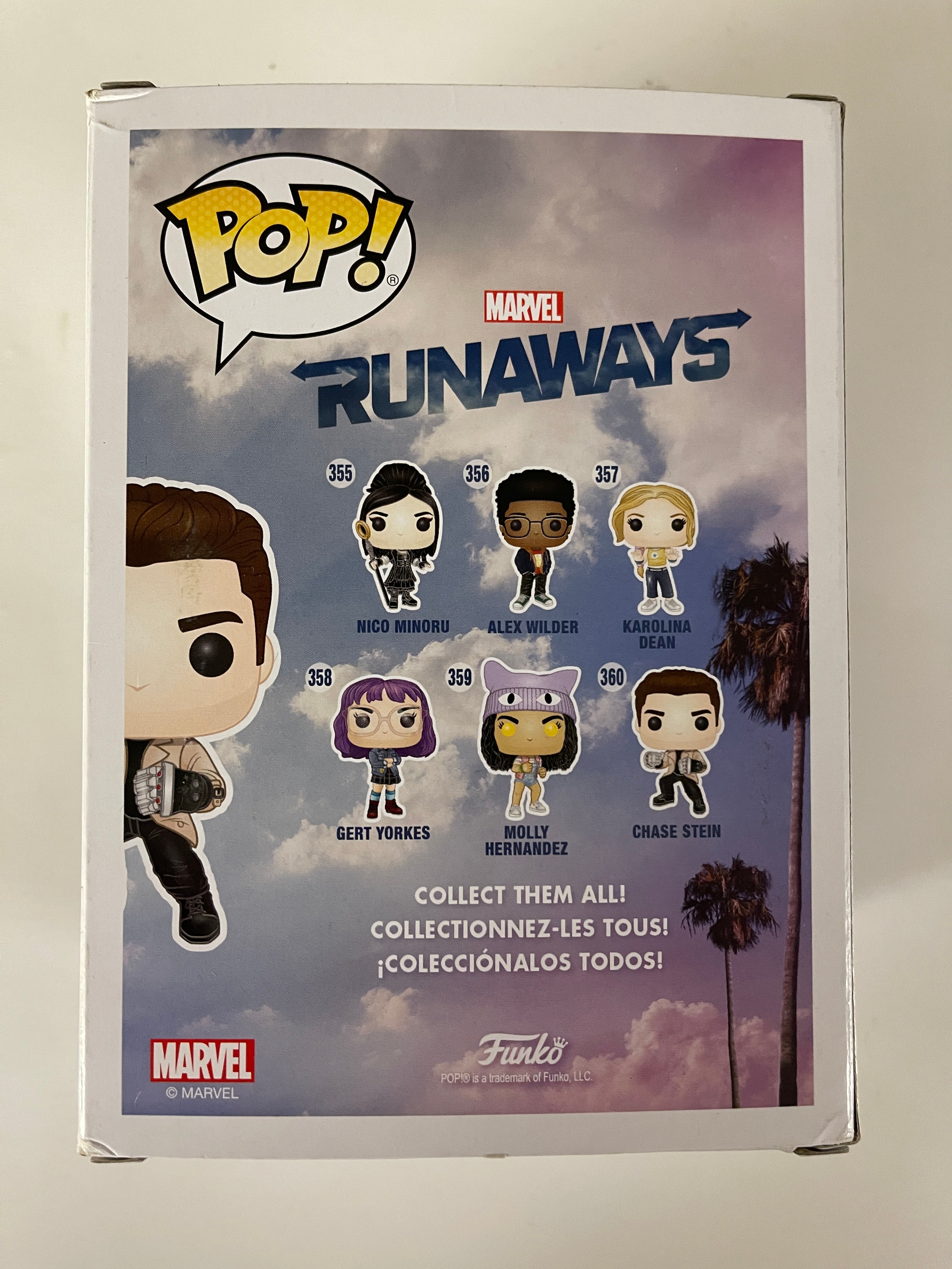 Funko Pop! Marvel Chase Stein #360 Runaways 2018 Box Dmg