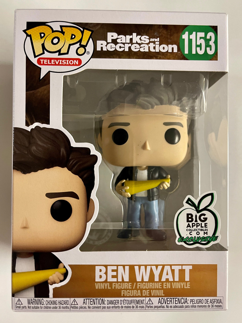 Funko Pop! Ben Wyatt With Telescope #1153 Parks & Recreation Big Apple Exclusive
