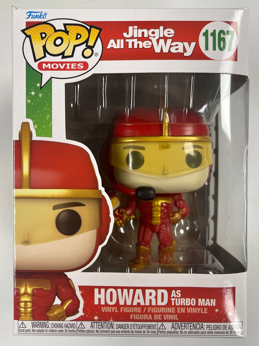 Funko Pop! Movies Howard As Turbo Man #1167 Jingle All The Way 2021 Arnold Schwarzenegger