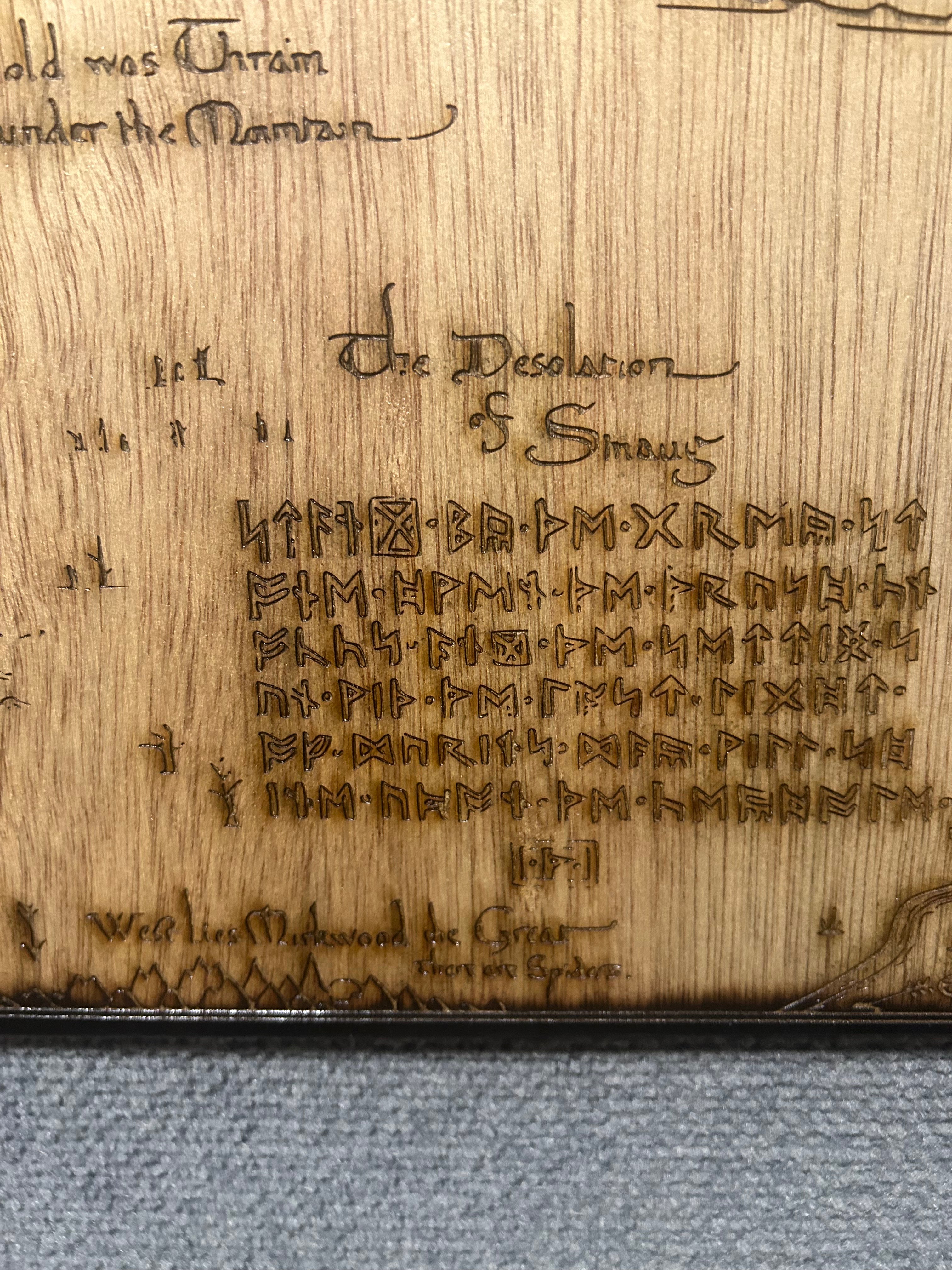 Thorin’s (Hobbit) Map