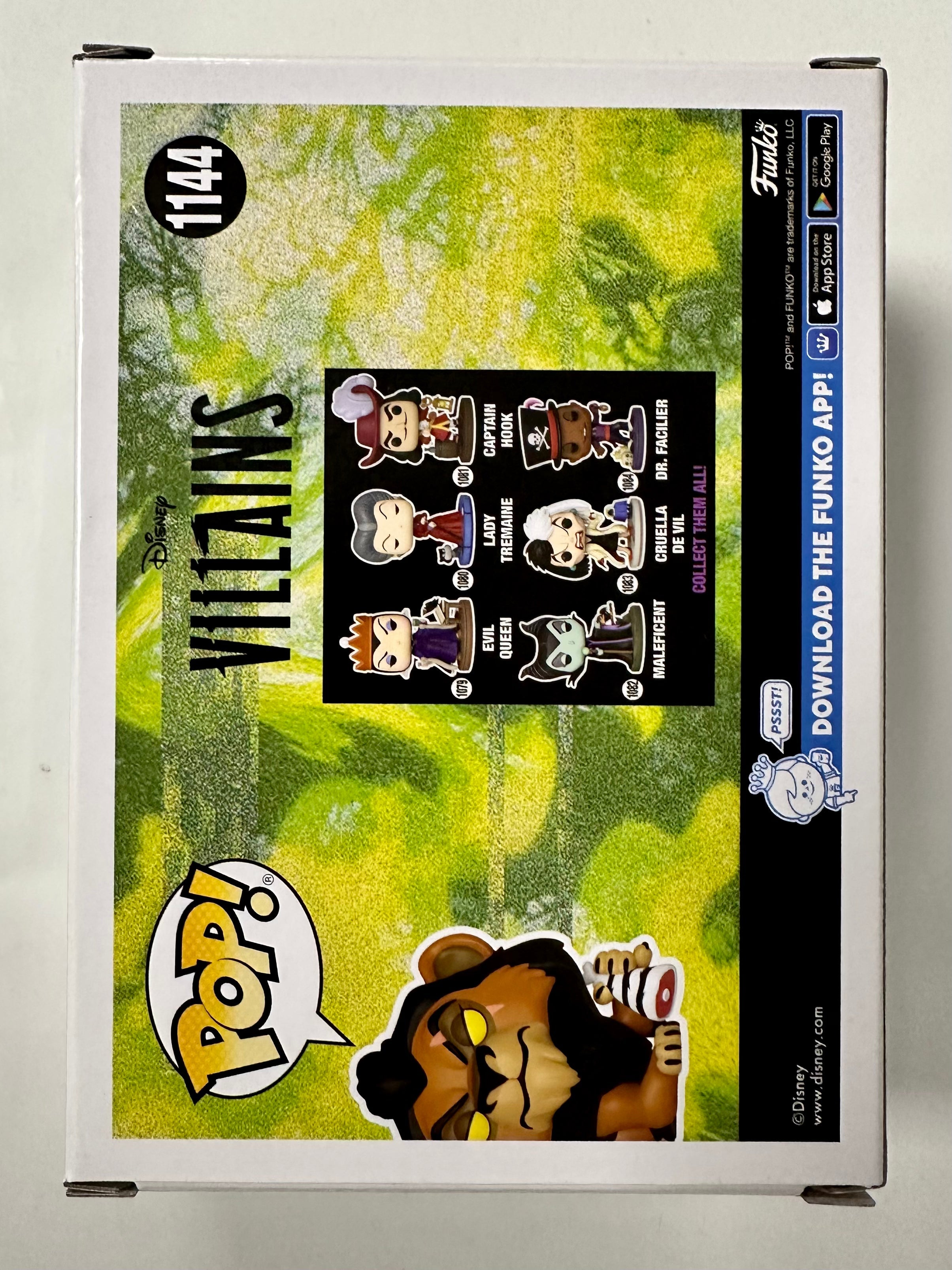 Funko Pop! Disney Scar With Meat #1144 Lion Kong 2022 Specialty Series Exclusive