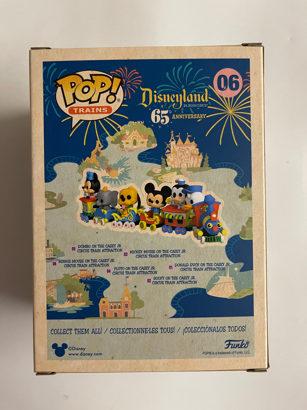 Funko Pop! Trains Minnie Mouse On Casey Jr Attraction #06 Disneyland 65th Amazon Exclusive