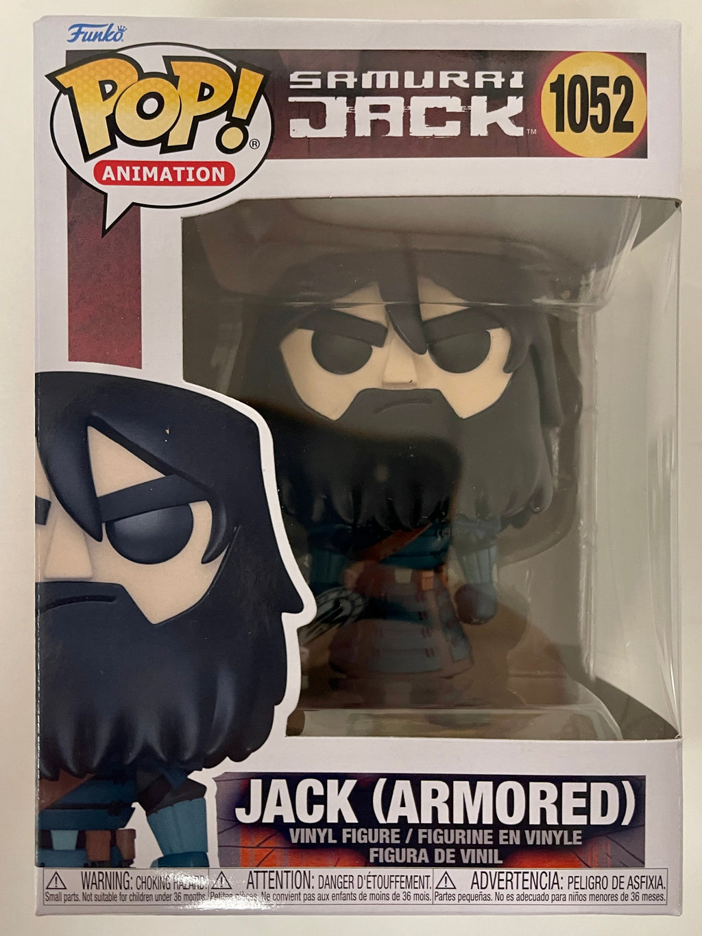 Funko Pop! Animation Jack (Armored) #1052 Samurai Jack 2021 Cartoon Network