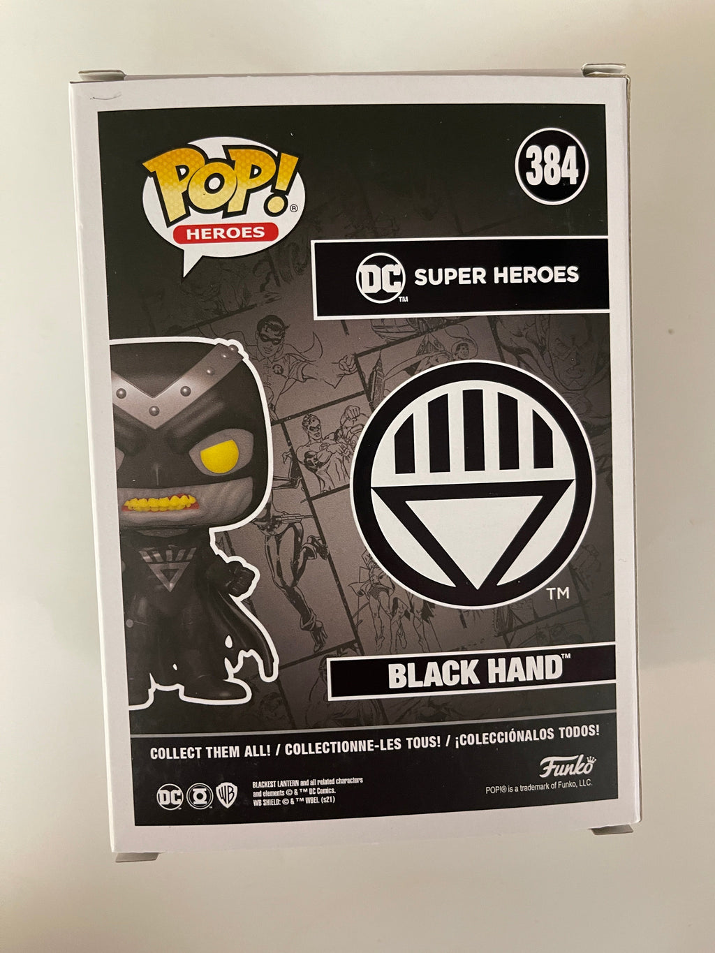 Funko Pop! DC Super Heroes Black Hand #384 Hot Topic 2021 Exclusive