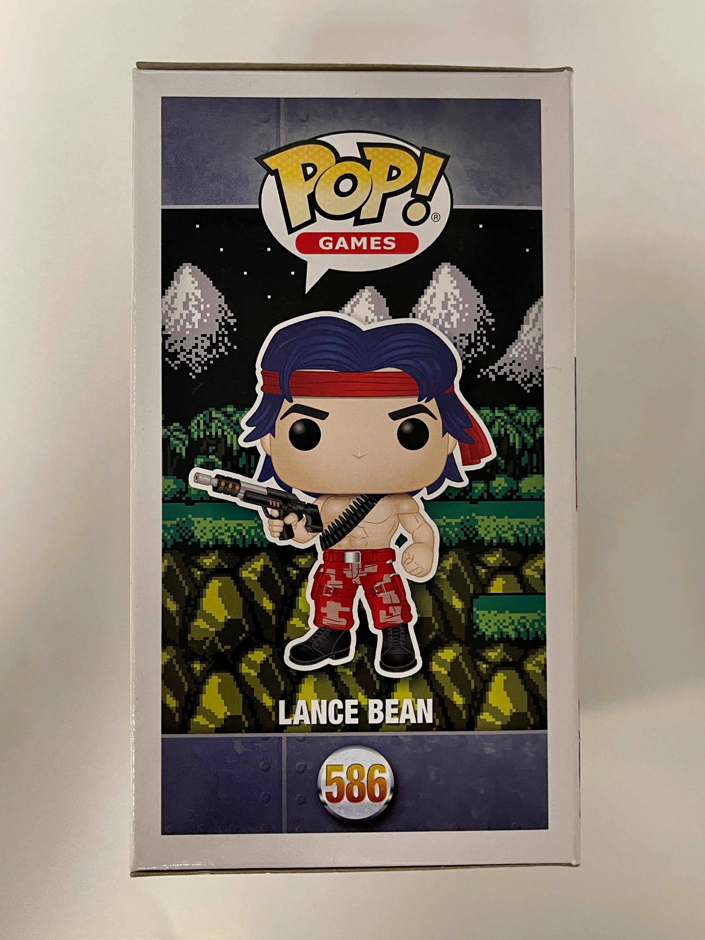 Funko Pop! Games Lance Bean #586 Contra 2020 Vaulted Scorpion Enemy Commander