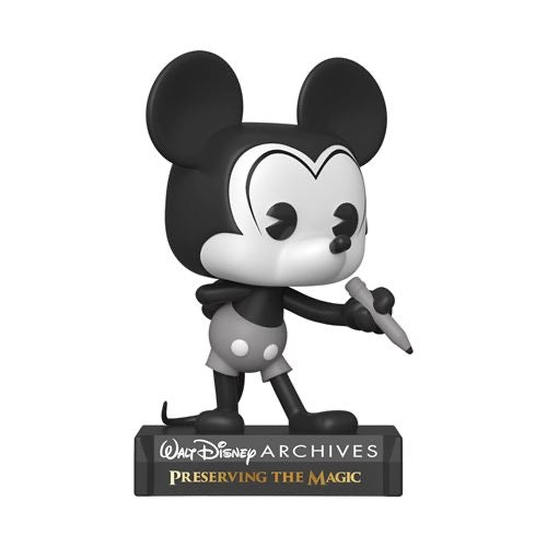 Funko Pop! Mickey Mouse Archives Plane Crazy Black and White Mickey Mouse #797 Preserving the Magic 50th Anniversary