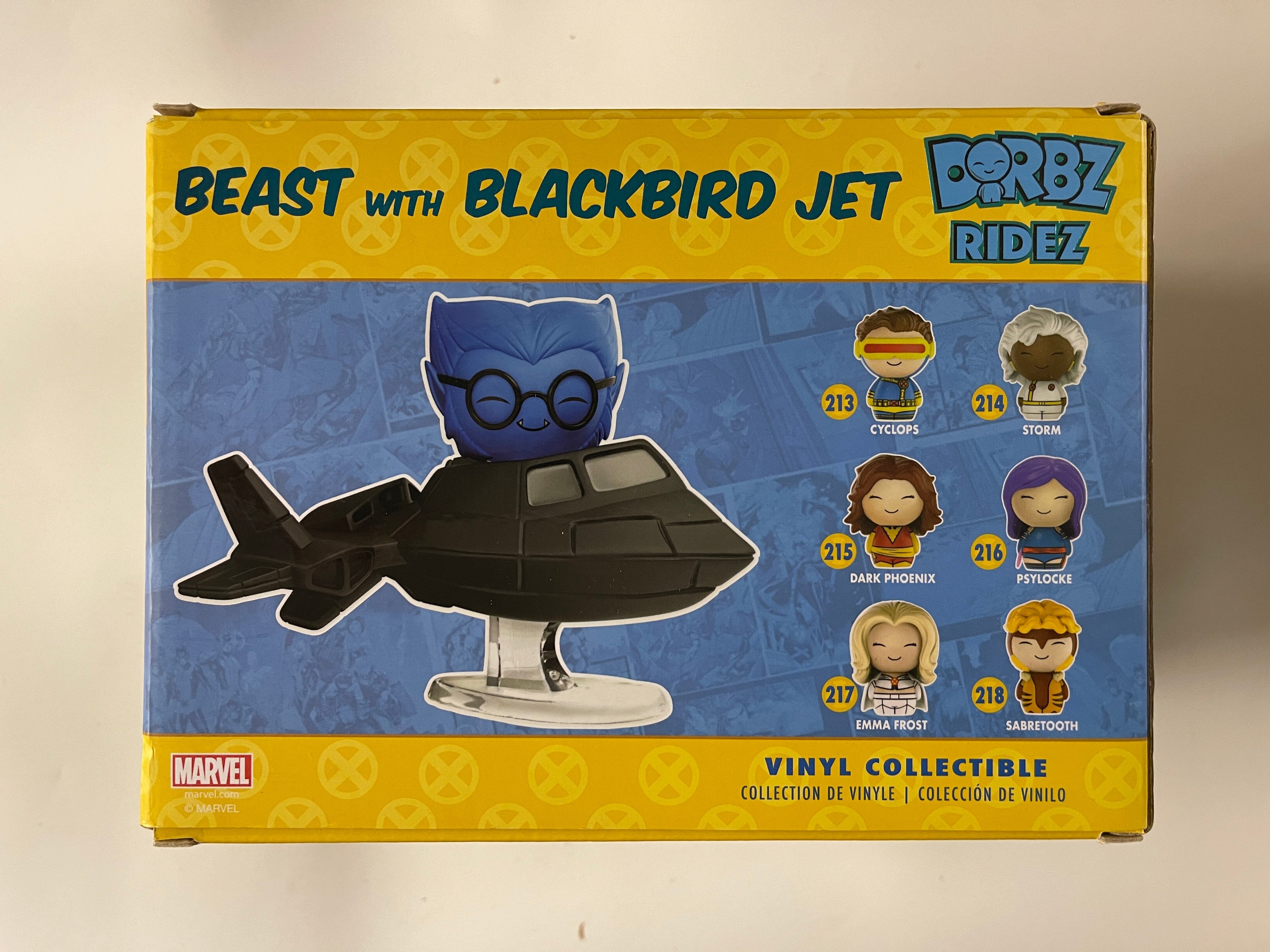 Funko Dorbz Rides Marvel Beast W/ Blackbird Jet #17 X-Men 2016 Walmart Exclusive