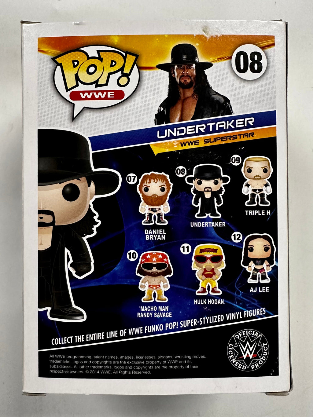 Funko Pop! WWE The Undertaker #08 Deadman 2014 Vaulted Tombstone Old School