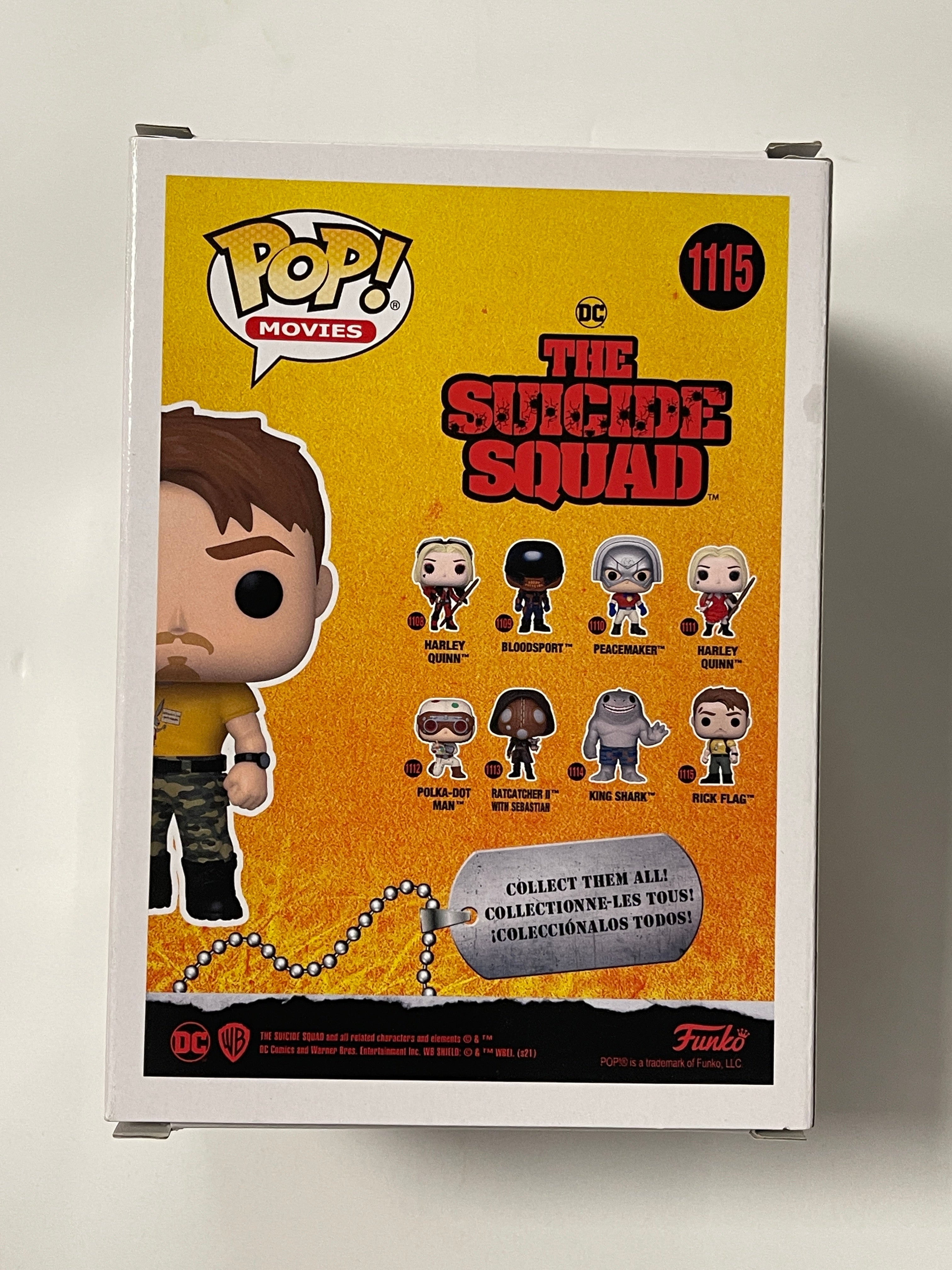 Funko Pop! Movies Captain Rick Flag #1115 DC Heroes The Suicide Squad 2021