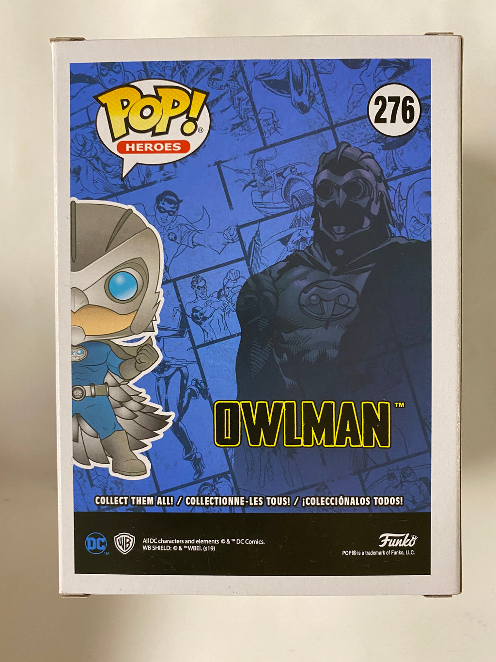 Funko Pop! DC Heroes Owlman #276 Hot Topic 2019 Vaulted Exclusive