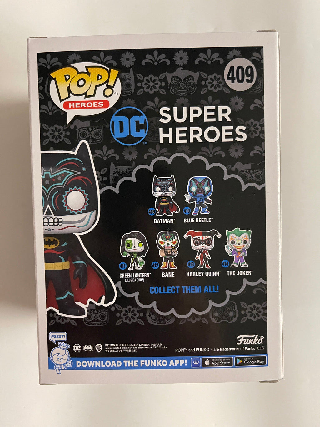 Funko Pop! DC Heroes Dia De Los Muertos Batman #409 Day Of The Dead