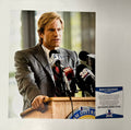 Aaron Eckhart Signed Harvey Dent Two-Face 8x10 Dark Knight Photo With Beckett COA
