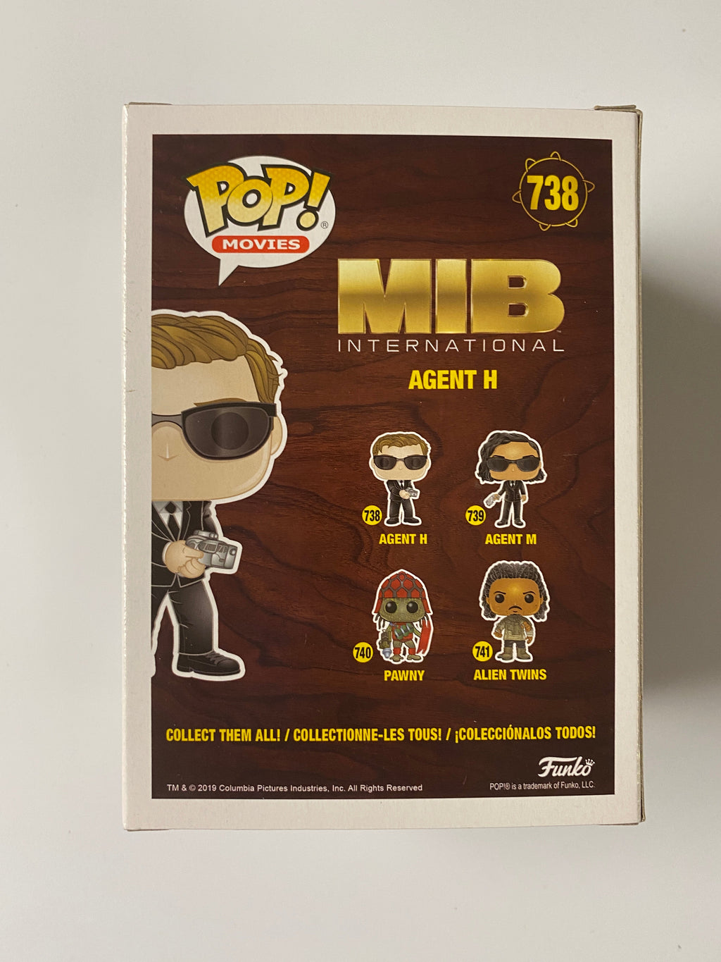 Funko Pop! Movies Agent H #738 Men in Black International Vaulted 2019