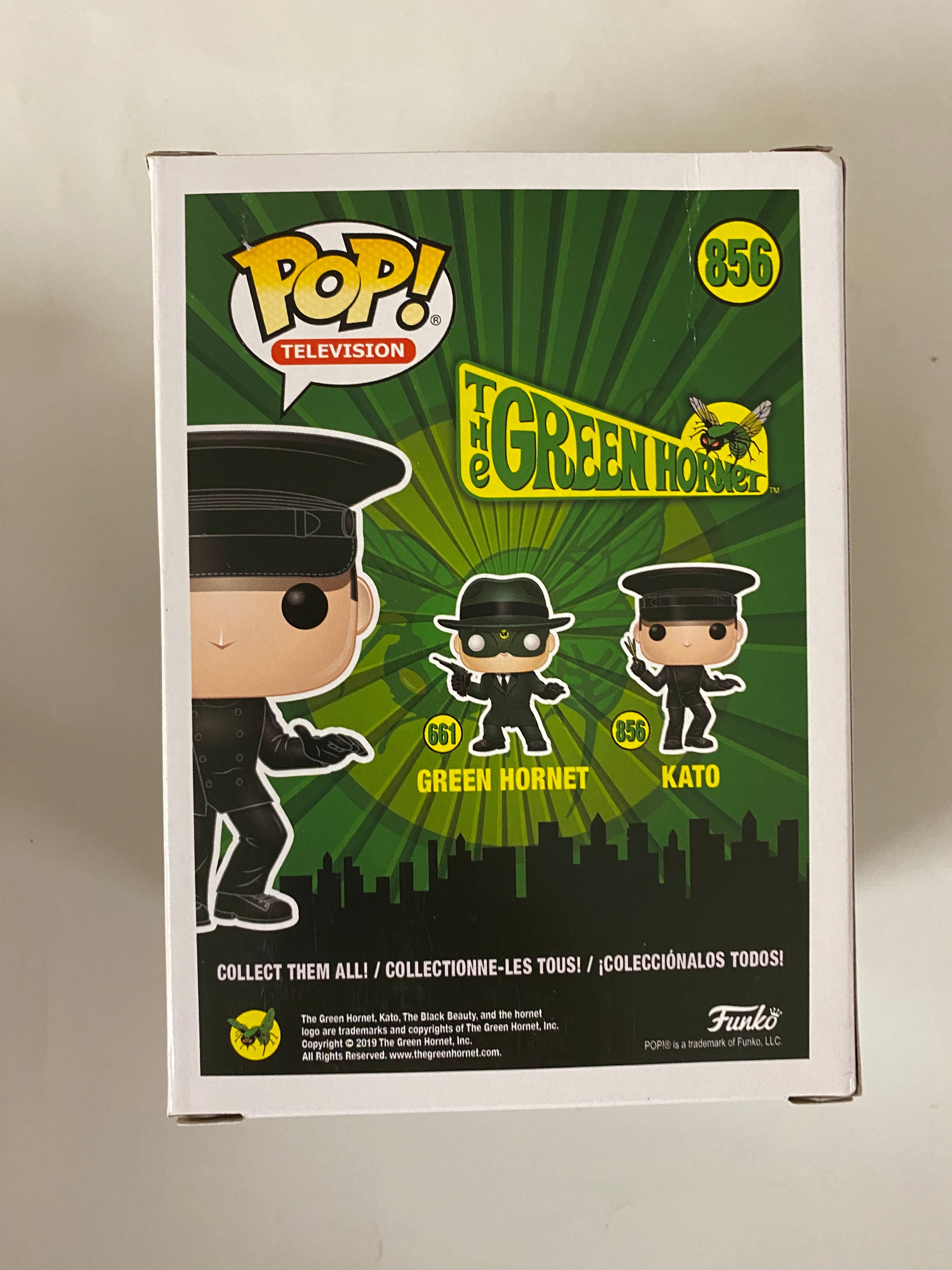 Funko Pop! Television Kato #856 Green Hornet SDCC 2019 Toy Tokyo Vaulted Exclusive