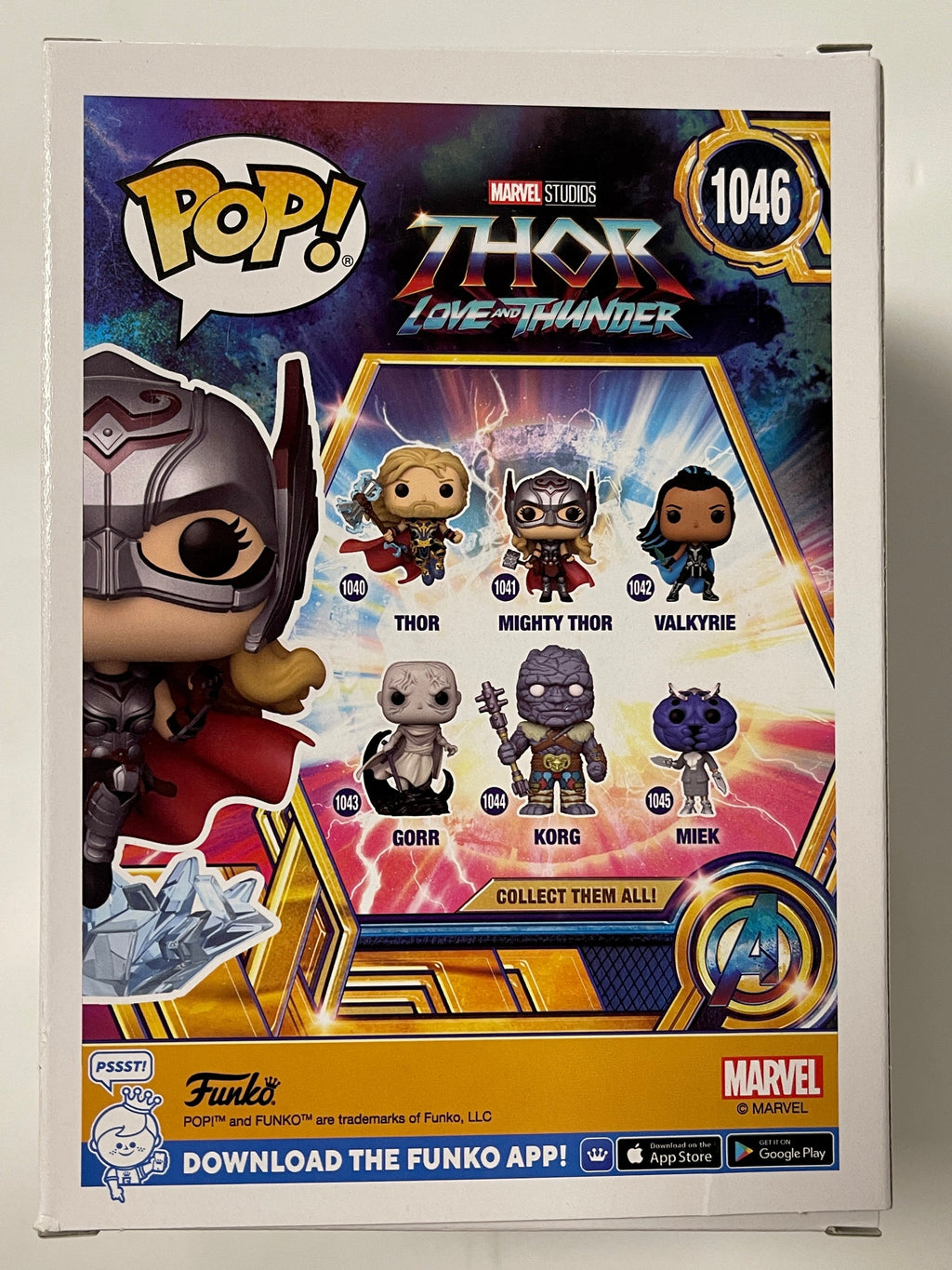Funko Pop! Marvel Mighty Thor #1046 Love & Thunder Glow PIAB 2022 Exclusive