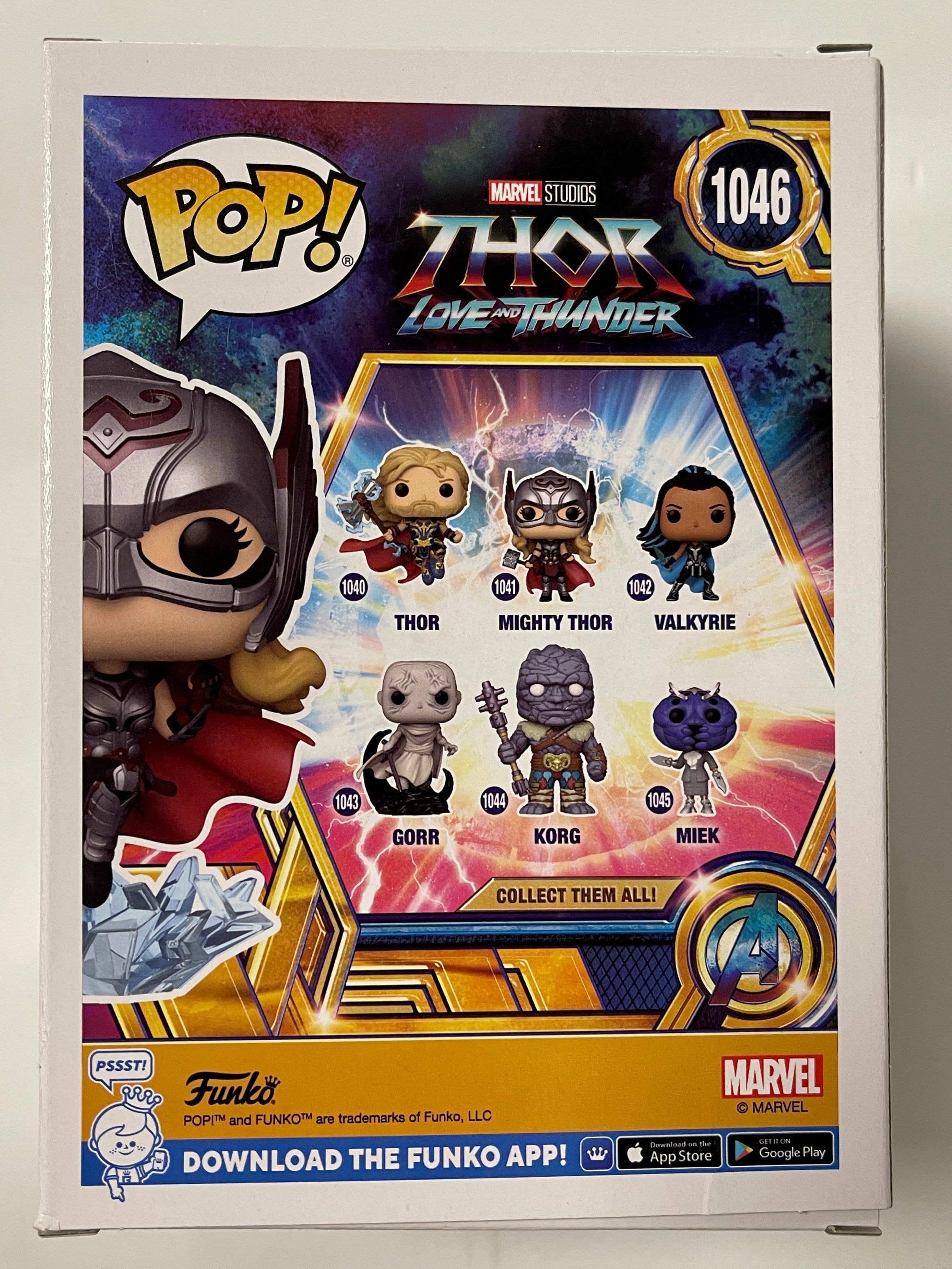Funko Pop! Marvel Mighty Thor #1046 Love & Thunder Glow PIAB 2022 Exclusive