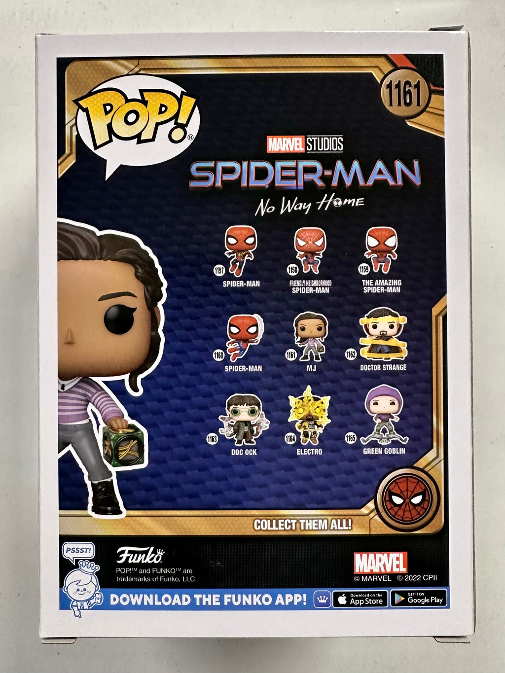 Funko Pop! Marvel MJ With Box #1161 Spider-Man: No Way Home 2019 Vaulted Zendaya