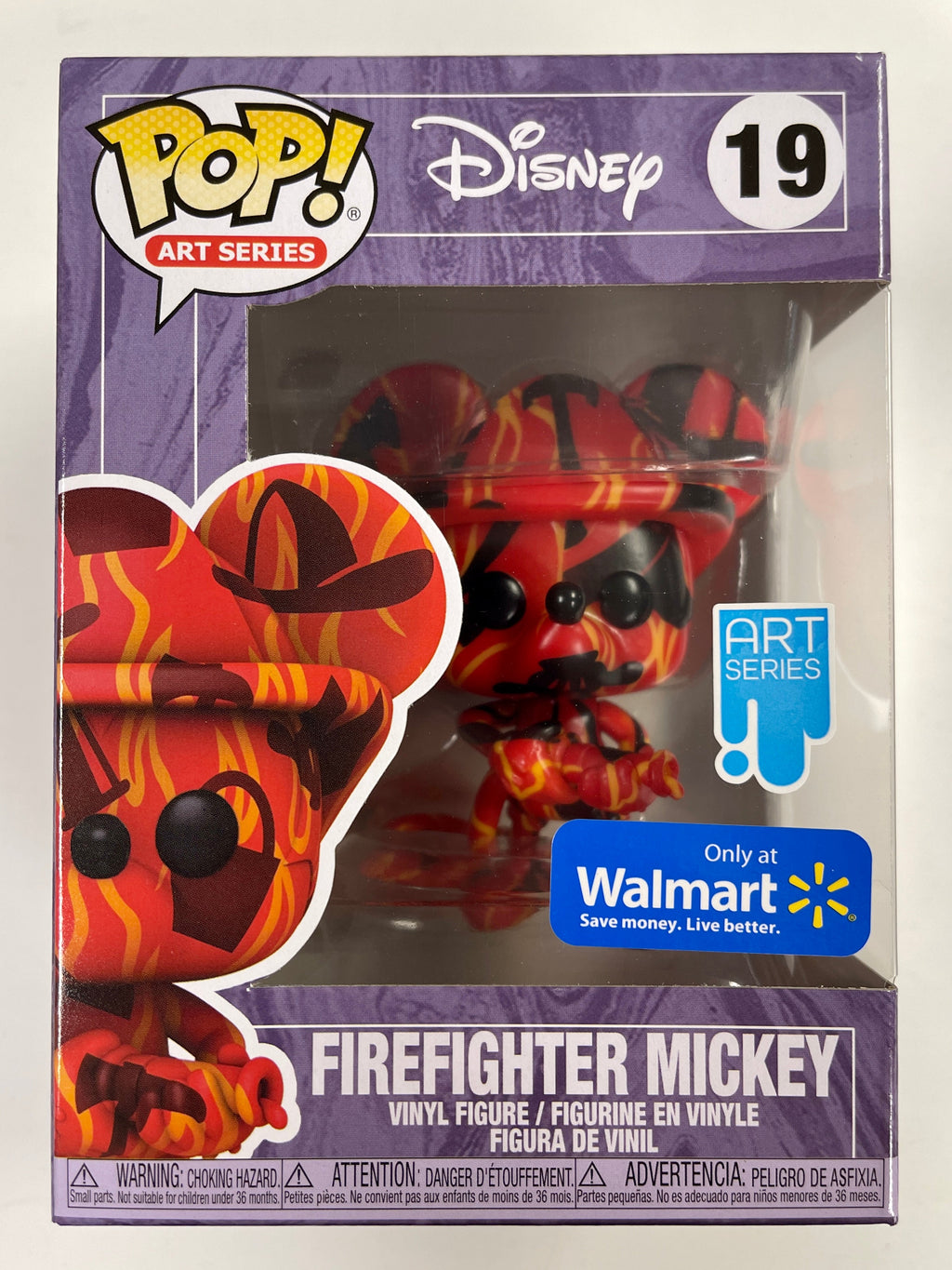Funko Pop! Disney Firefighter Mickey Mouse #19 Art Series Walmart 2021 Exclusive