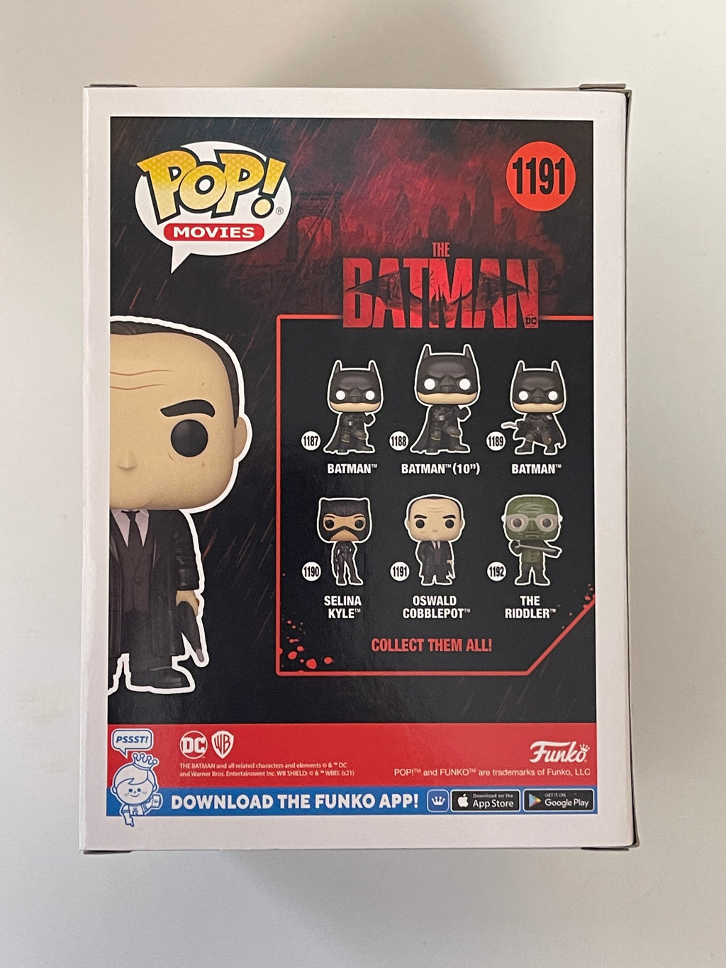 Funko Pop! Heroes Oswald Cobblepot #1191 DC The Batman 2022 Colin Farrell