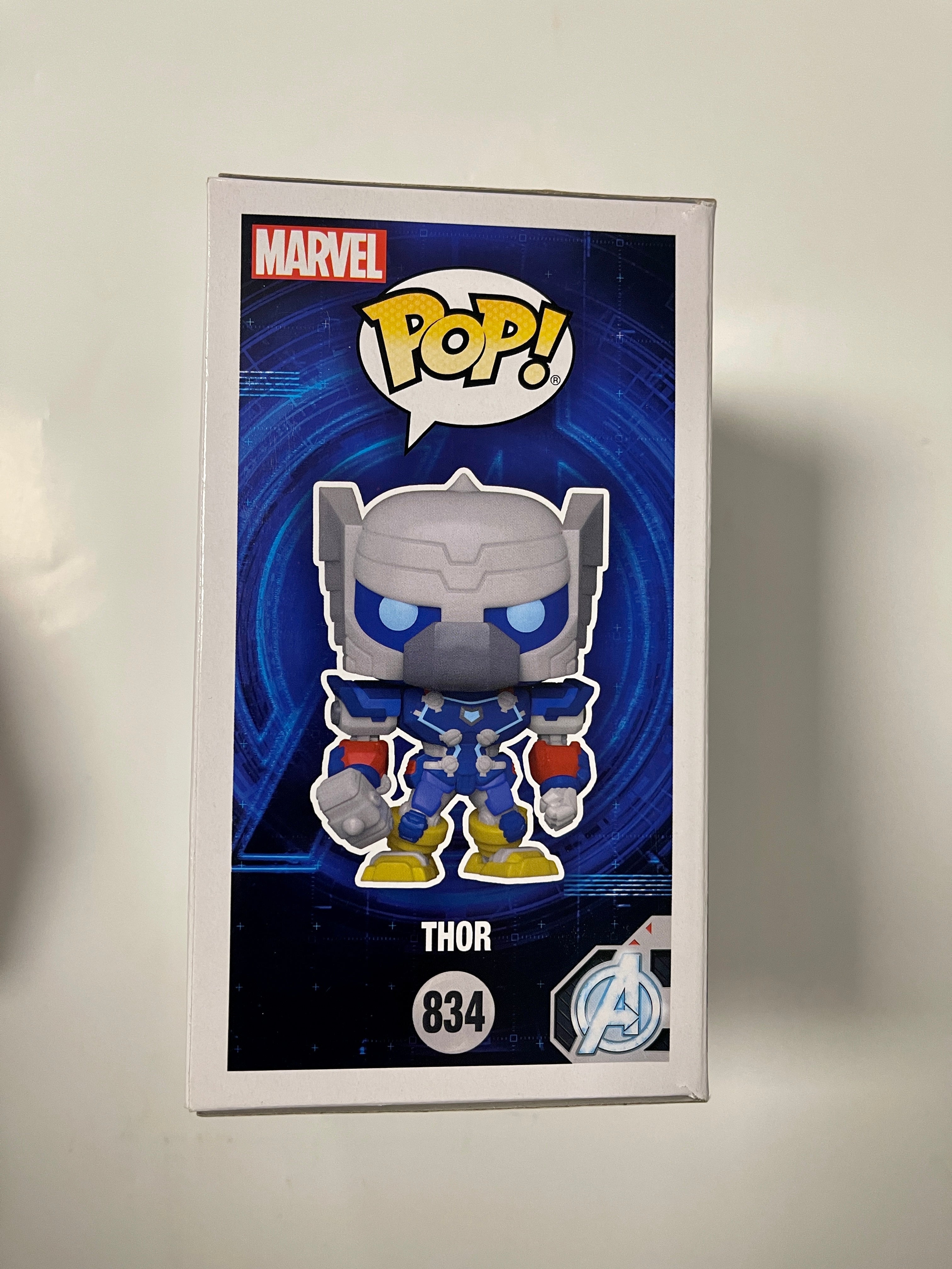 Funko Pop! Marvel Thor #834 Avengers MechStrike 2021 Box Dmg