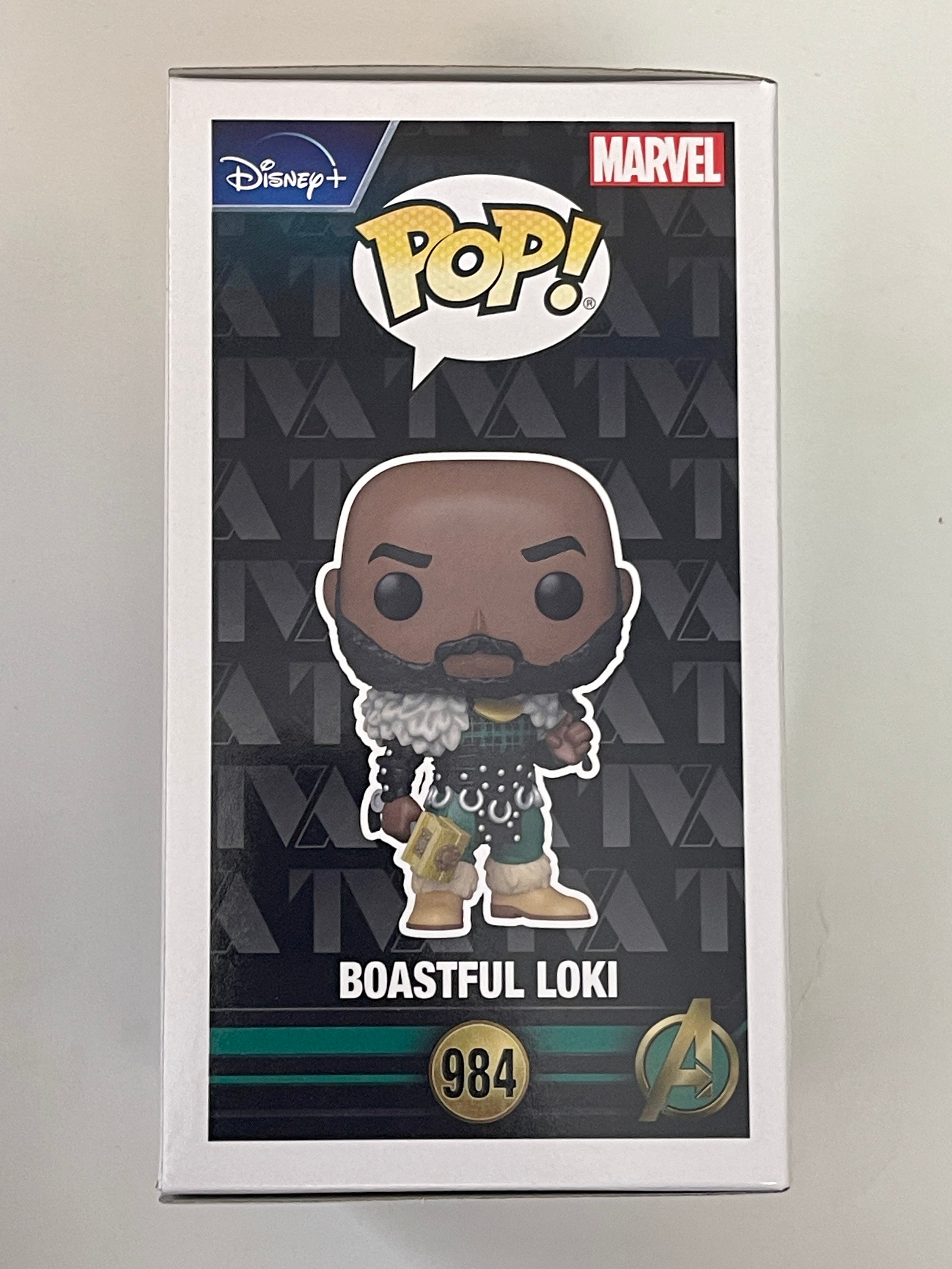 Funko Pop! Marvel Variant Boastful Loki #984 Wonderous 2022 Con Exclusive