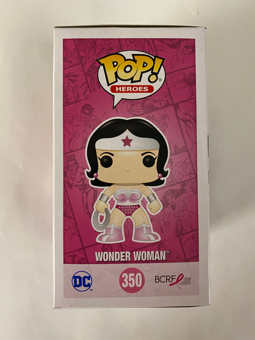 Funko Pop! DC Heroes Pink Wonder Woman #350 BCRF Breast Cancer Awareness