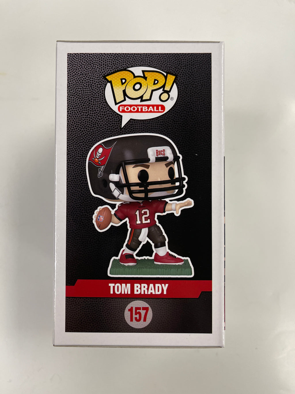 Funko Pop! Football Tom Brady #157 NFL Tampa Bay Buccaneers QB Quarterback GOAT