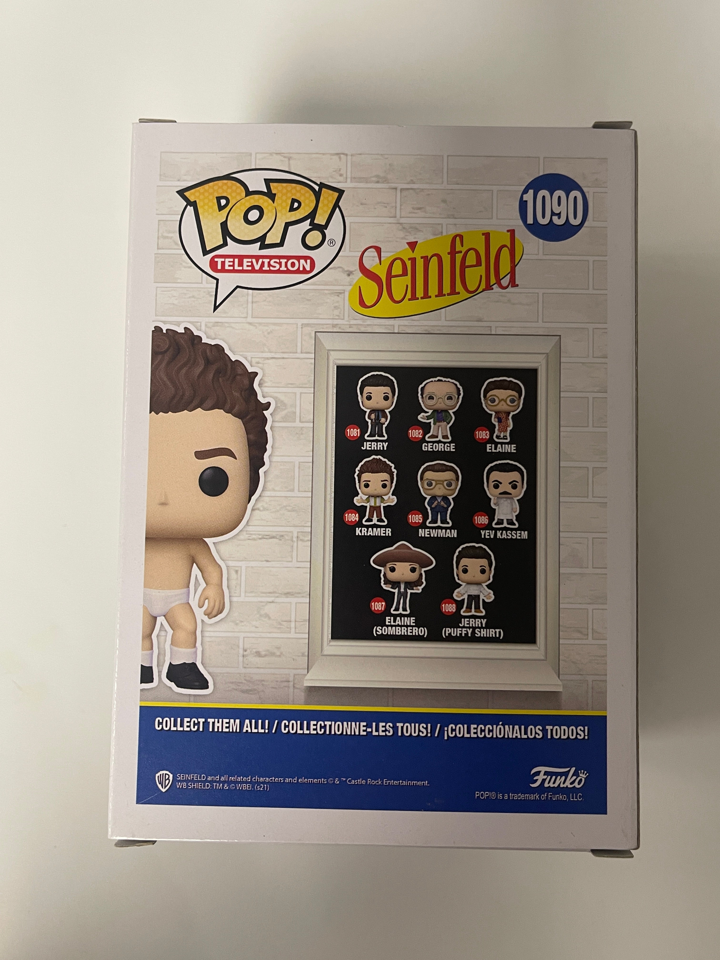 Funko Pop! Television Kramer In Underwear #1090 Seinfeld SE 2021 Exclusive