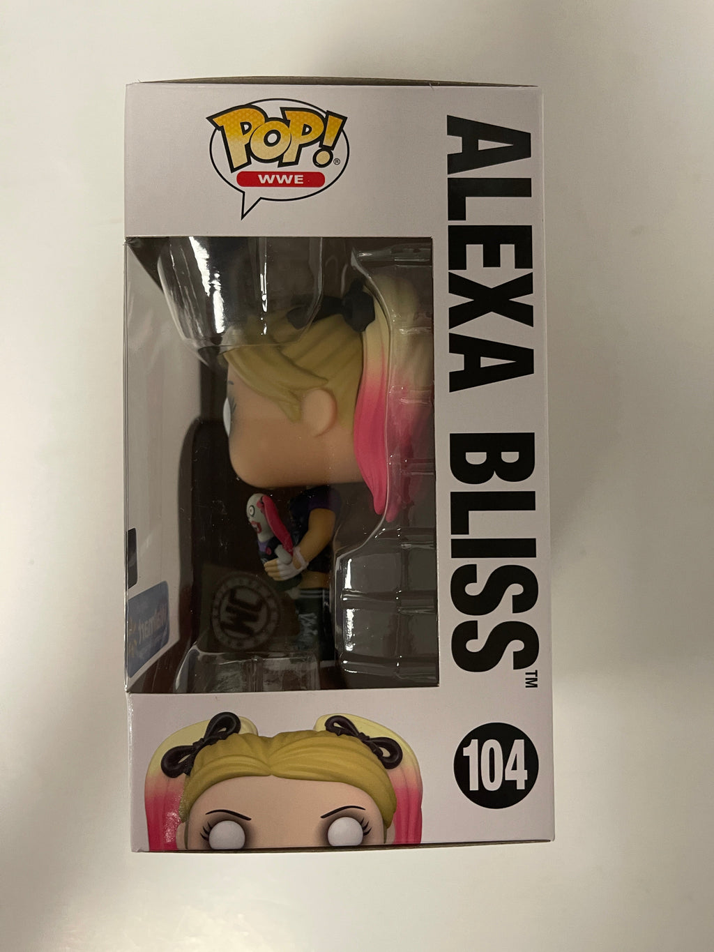 Funko Pop! WWE Diva Alexa Bliss With Doll #104 Walmart 2022 Exclusive