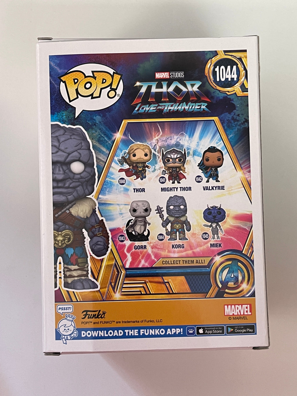 Funko Pop! Marvel Korg #1044 Thor Love And Thunder 2022