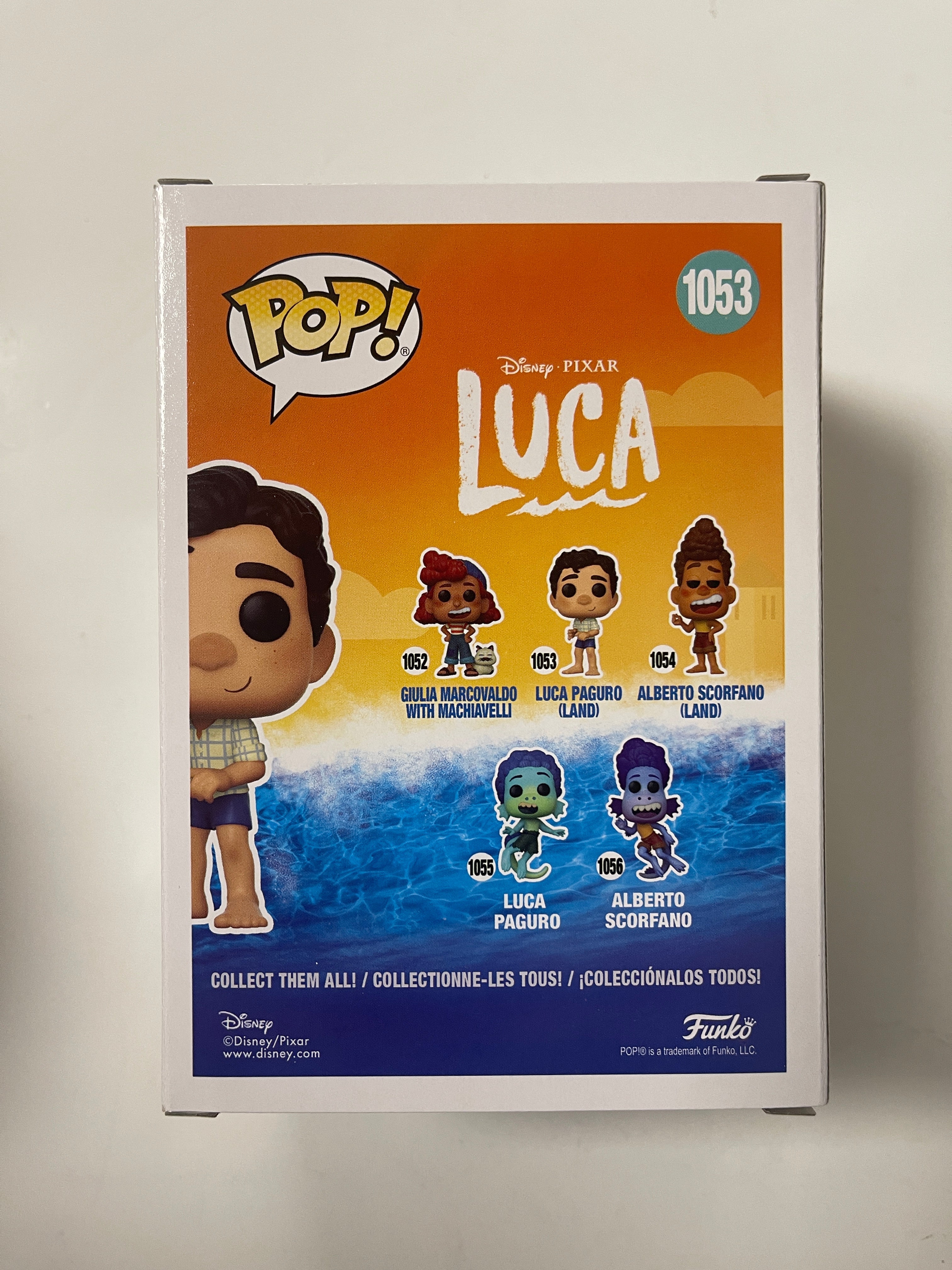 Funko Pop! Disney Luca Paguro (Land) #1053 Pixar Luca 2021 Italy Vespa